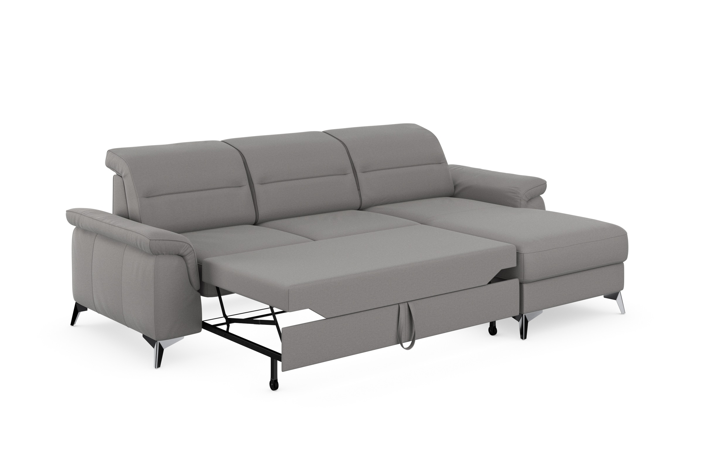 sit&more Ecksofa »Sinatra L-Form«, mit Recamiere, optinal mit Kopfteilverstellung und Armteilfunktion