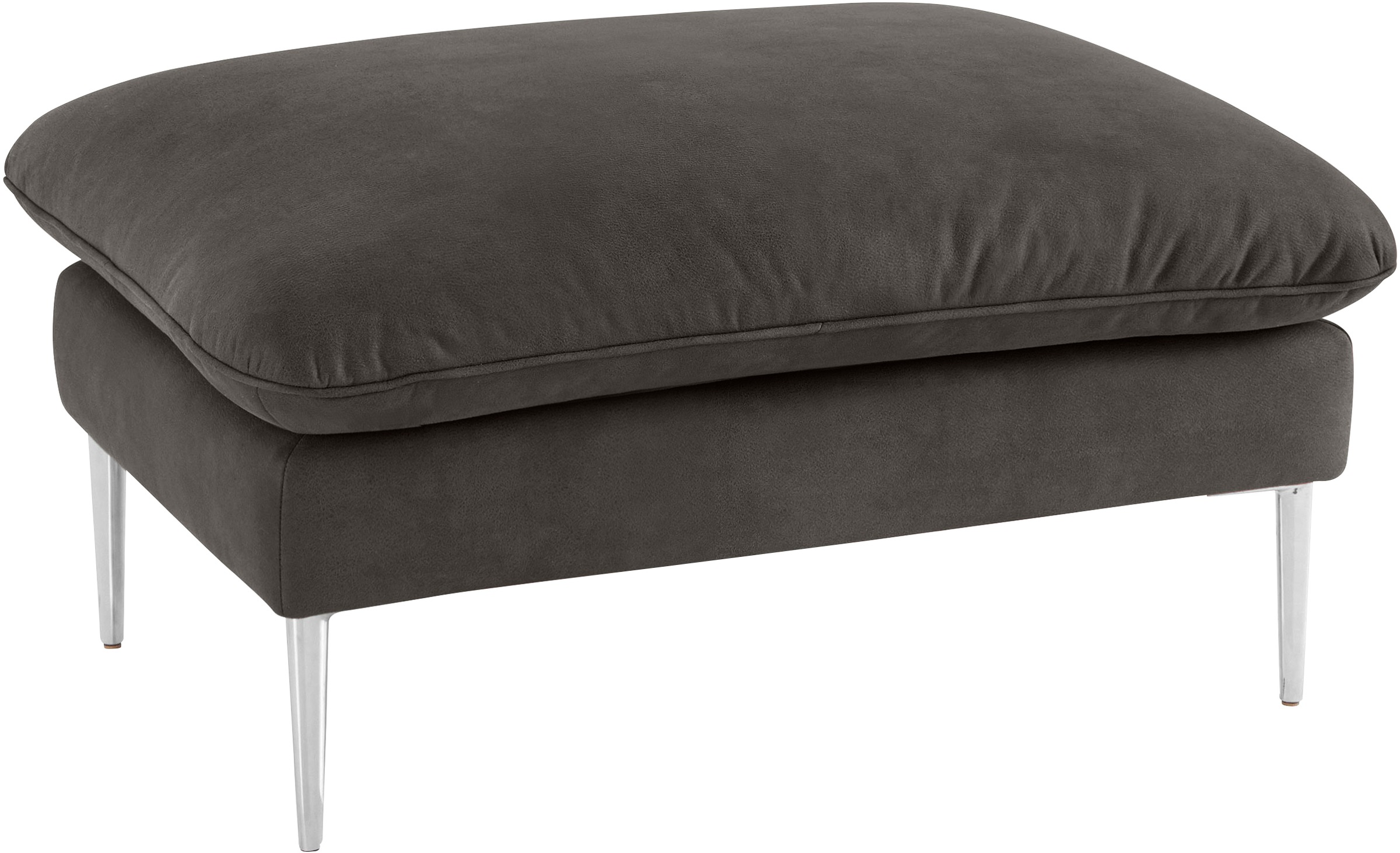 W.SCHILLIG Hocker "enjoy&MORE" Füße Chrom glänzend, Breite 106 cm günstig online kaufen