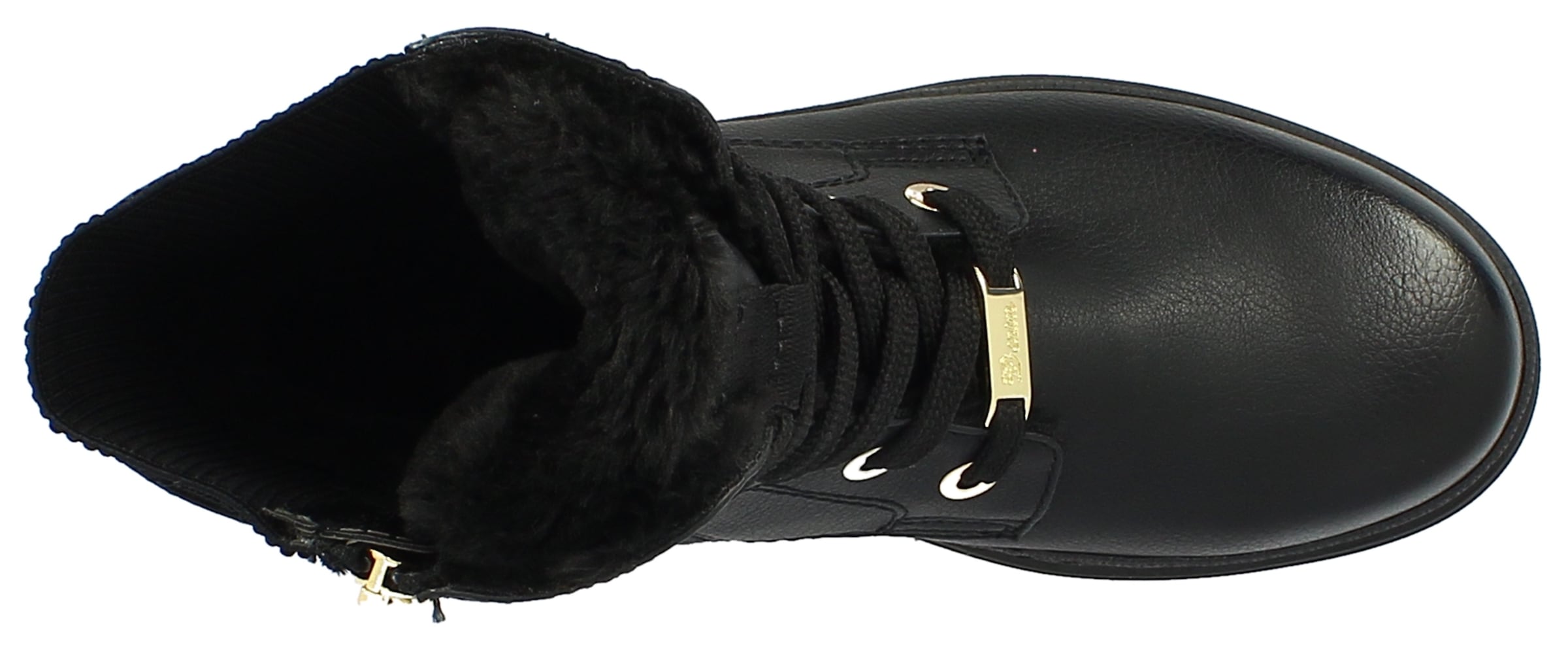 TOM TAILOR Schnürboots  Winterstiefel mit Logoprägung an der Ferse