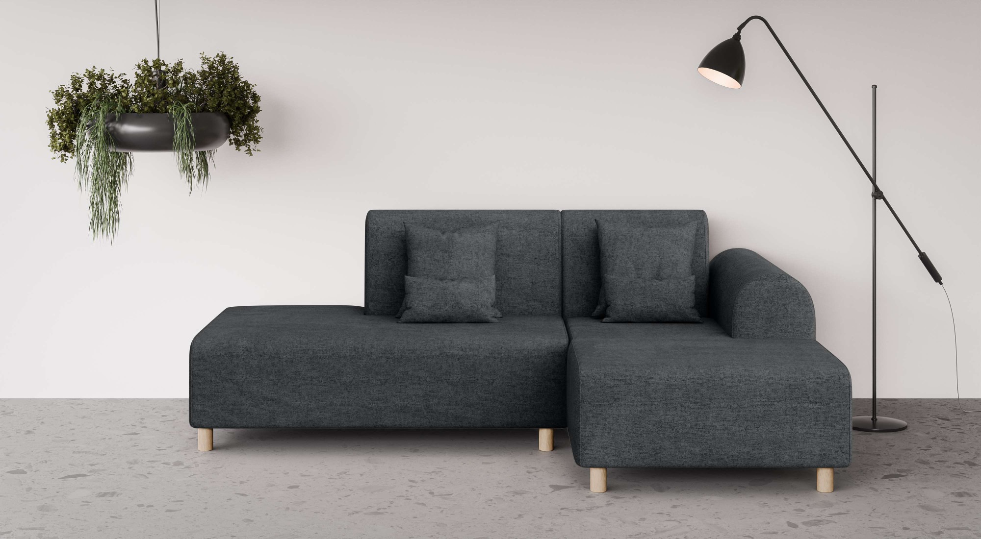 OTTO home Ecksofa »Suyala« L-Form mit Hocker günstig online kaufen