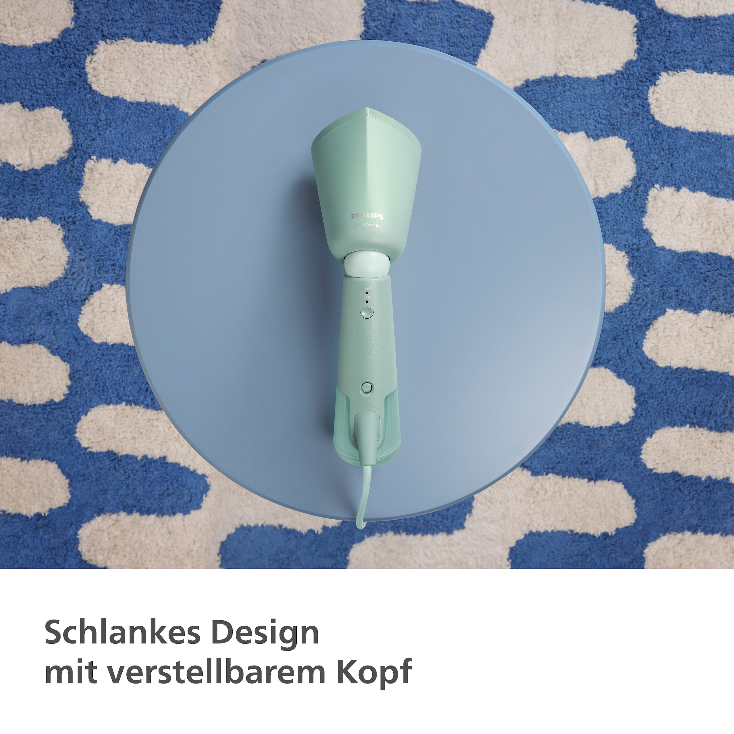 Philips Dampfbürste »STH5010/70 "Styler", 120 ml abnehmbarer Wassertank«, 1400 W, Steamer im schlanken Design, Aufbewahrungstasche inkl.