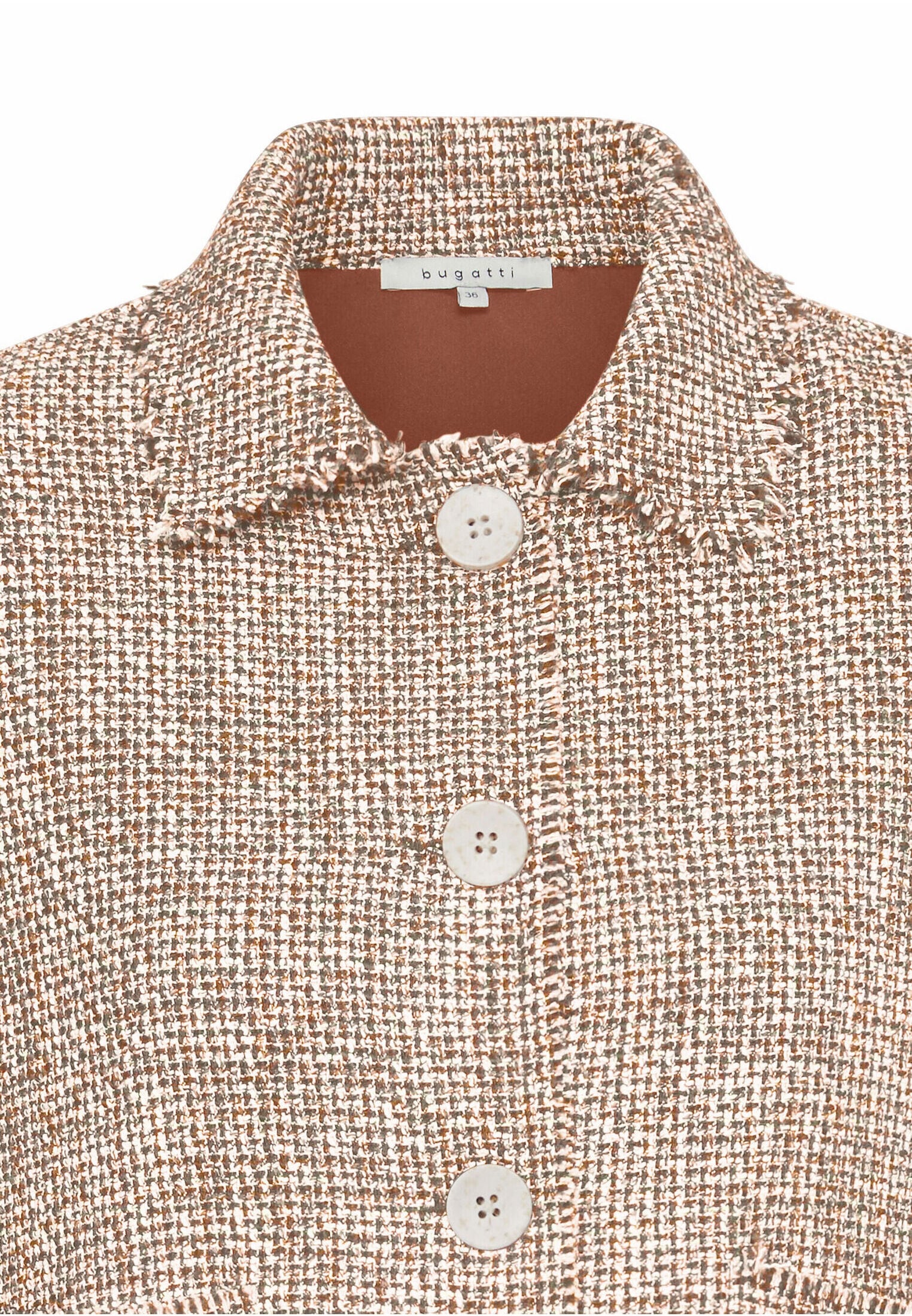 bugatti Langjacke, ohne Kapuze, Baumwoll-Mix