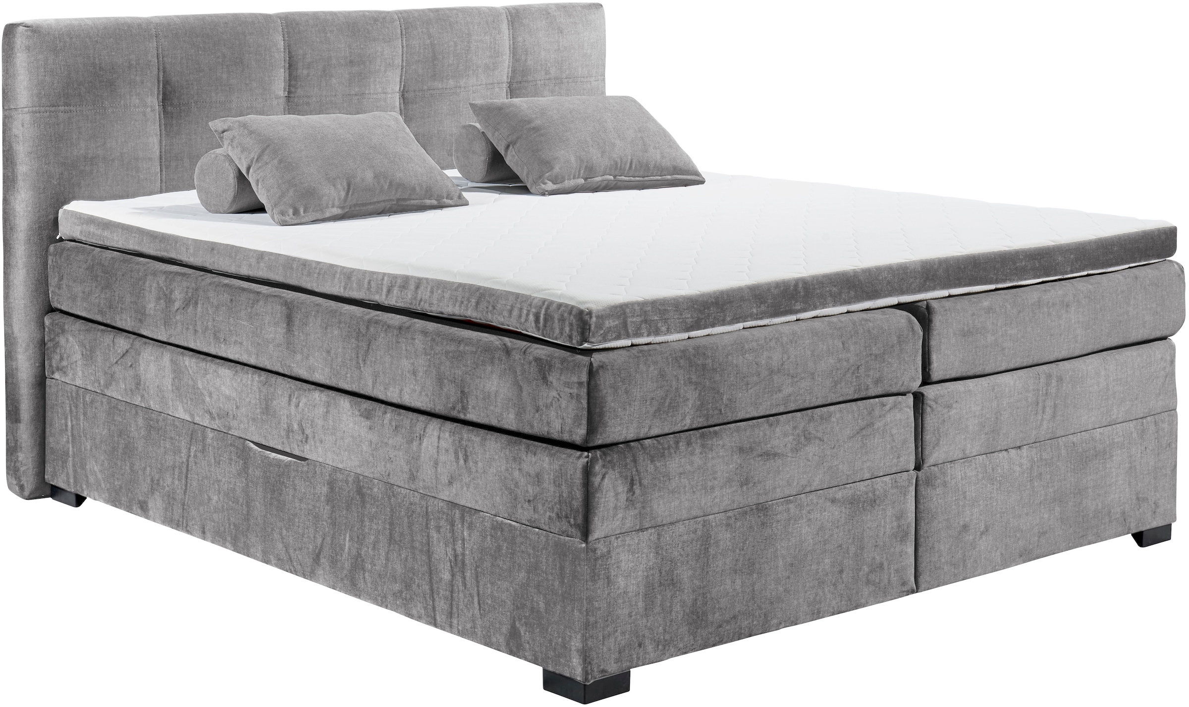 ED EXCITING DESIGN Boxspringbett »Fanes mit Komforteinstiegshöhe von 73cm«, günstig online kaufen