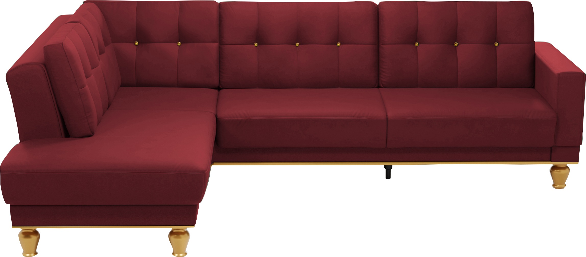 sit&more Ecksofa »Orient 5 L-Form«, mit Strass-Stein, wahlweise mit Bettfun günstig online kaufen