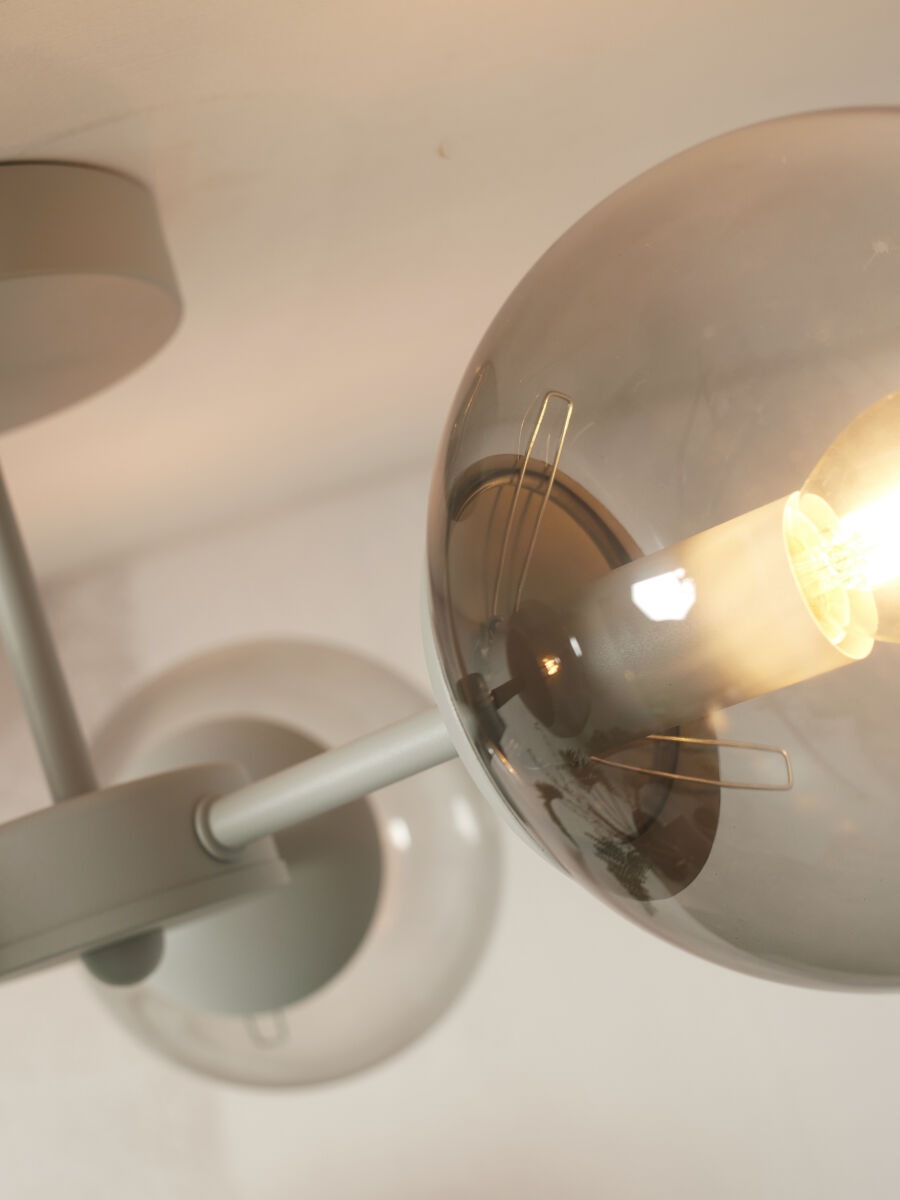 it's About RoMi Deckenleuchte »ASPEN«, 3 flammig, Leuchtmittel E14 | LED wechselbar, Glass mit Farbeverlauf