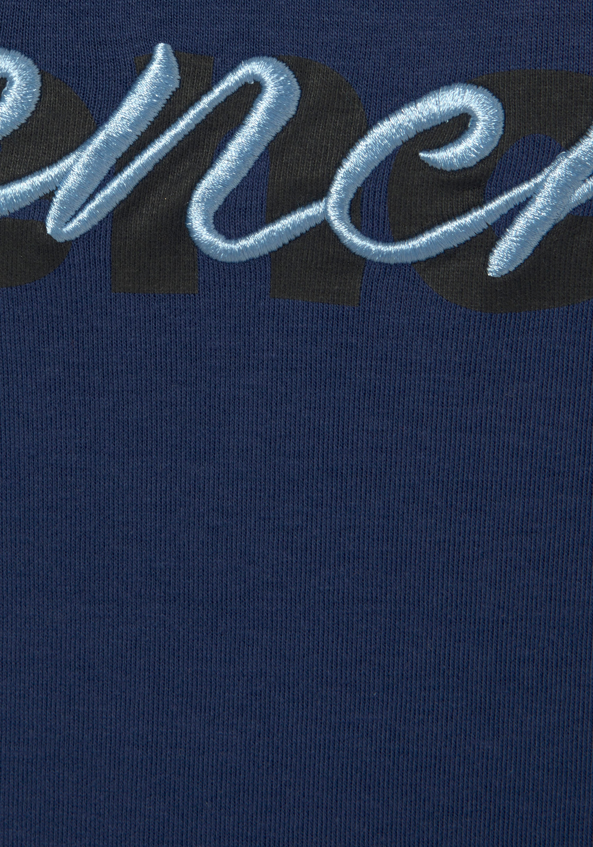 Bench. Loungewear Sweatshirt, mit Logodruck und Stickerei, Loungeanzug