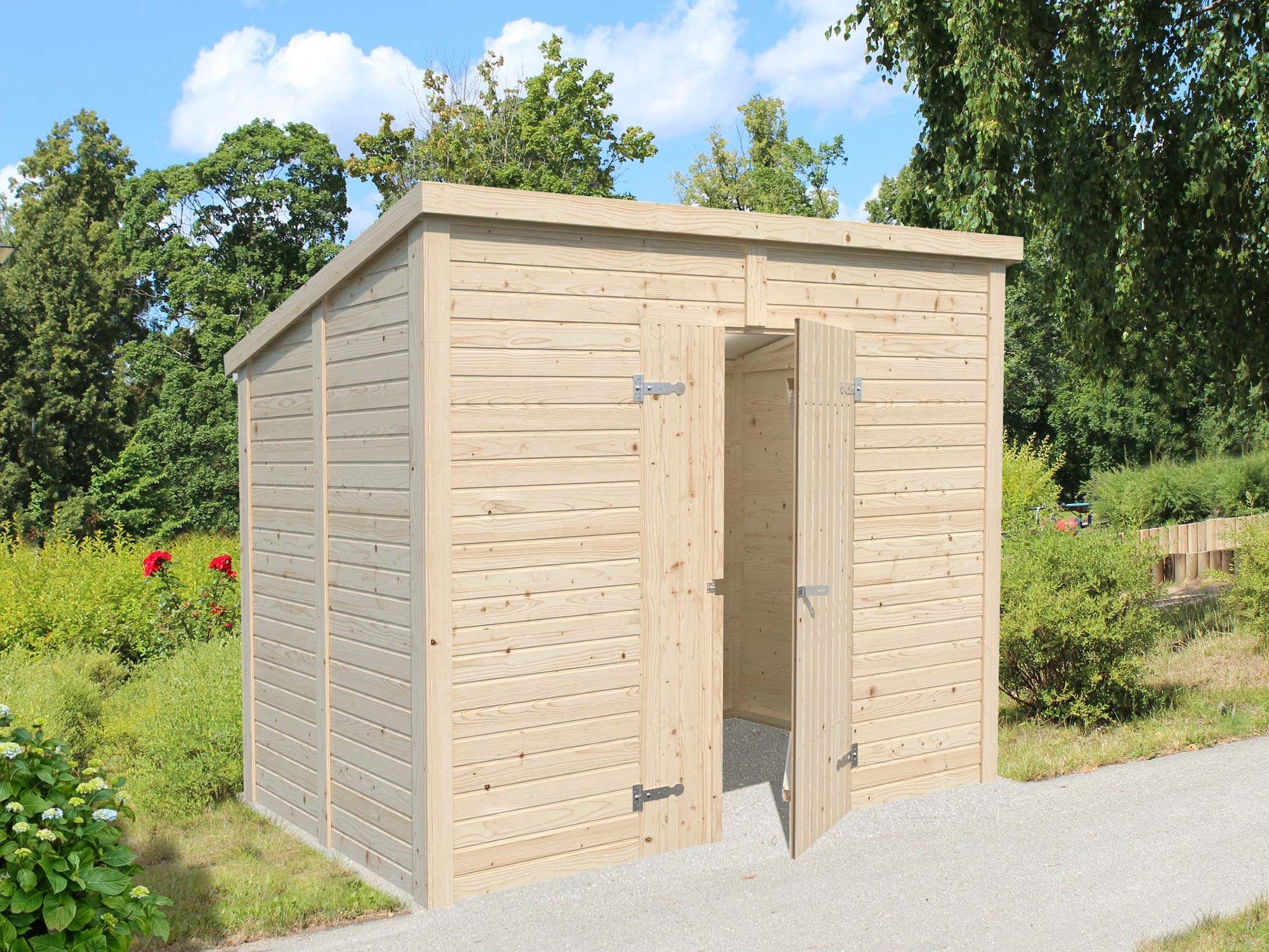 Palmako Gerätehaus »Leif«, transparent