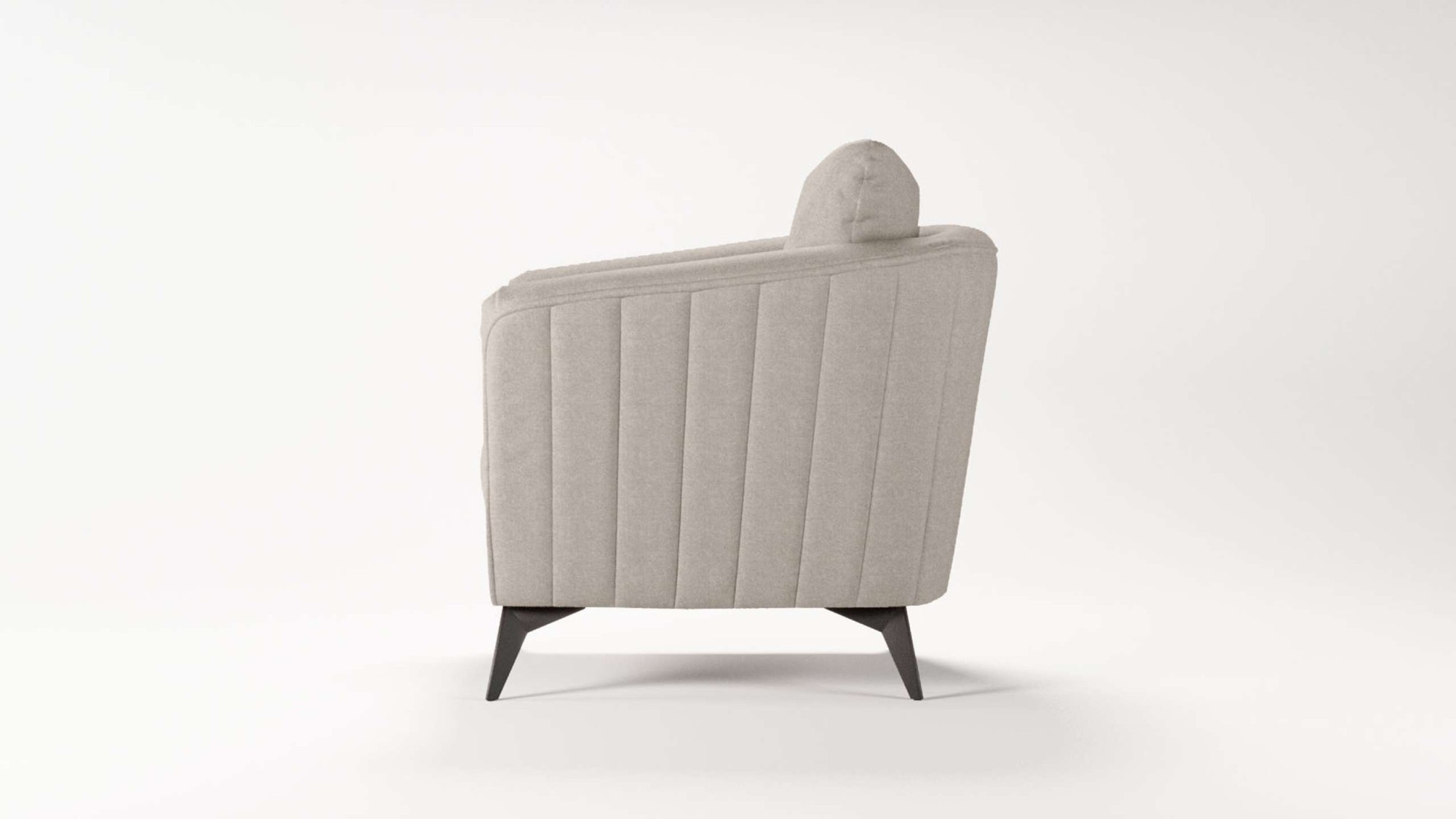 Places of Style Cocktailsessel »MATTHEW Sessel, Maße B/T/H: 83/85/88 cm«, modern, mit Rückenkissen