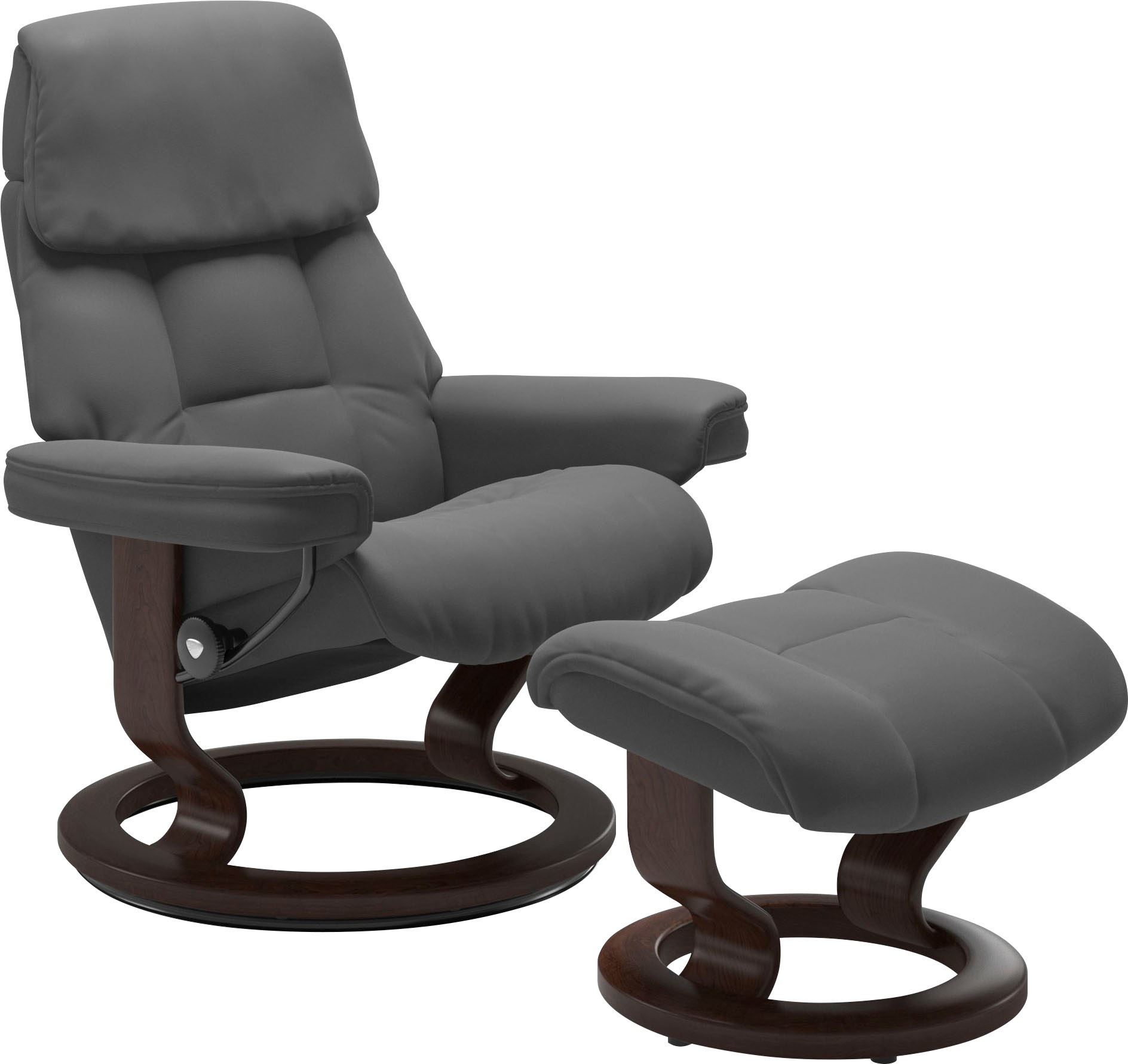Stressless® Relaxsessel »Ruby«, mit Classic Base, Größe M, Gestell Eiche, Wenge, Braun & Schwarz