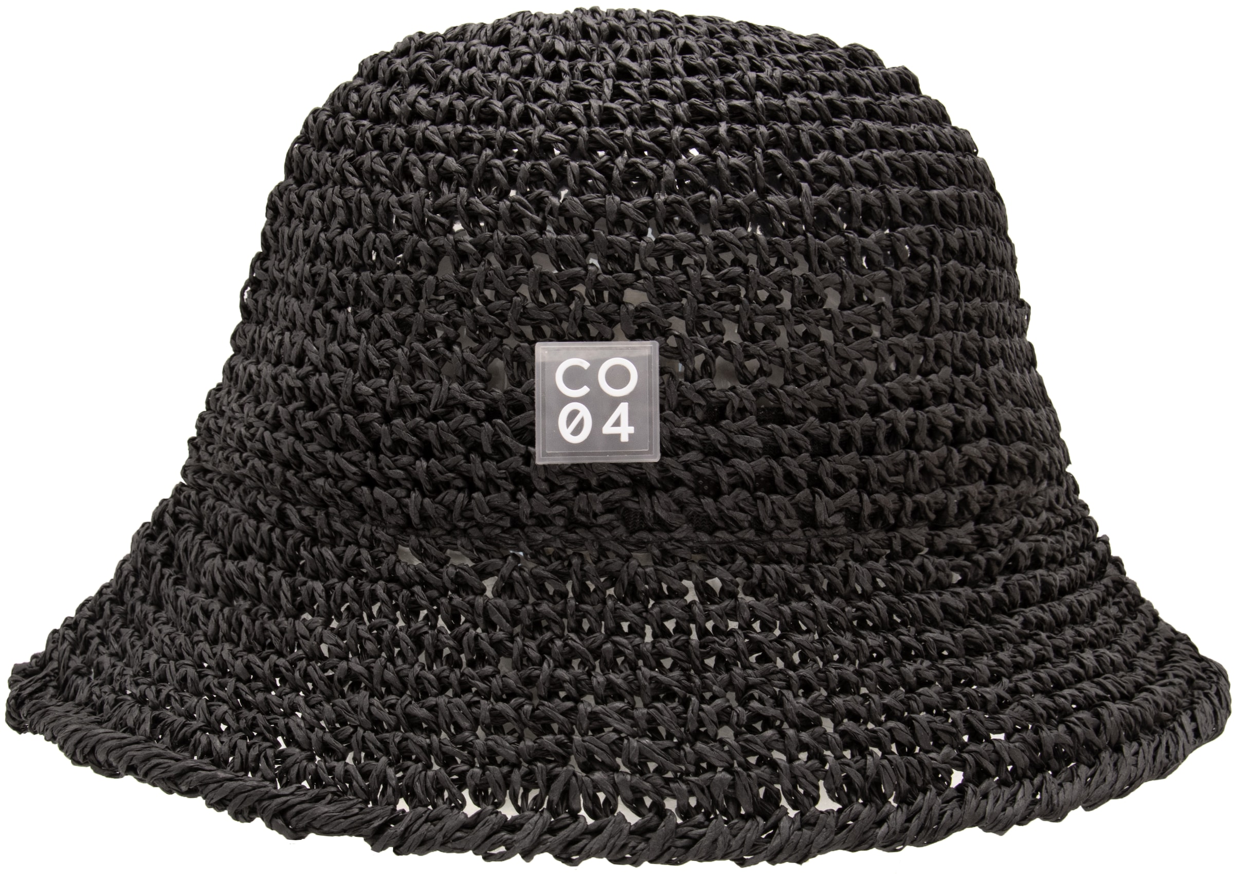 CHILLOUTS Sonnenhut »Riga Hat« Boho-Hut aus Papierstroh mit knautschbarem Design black