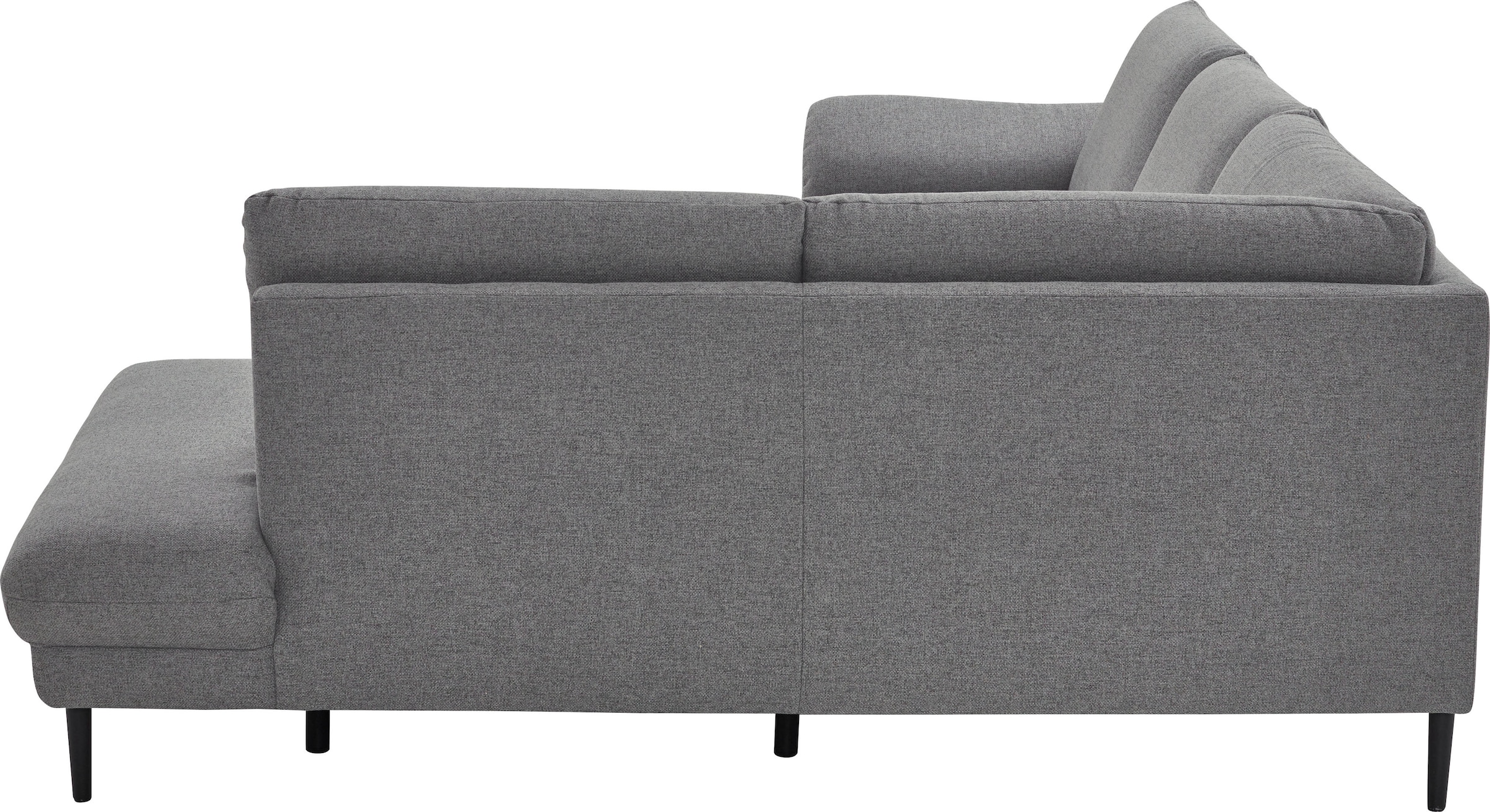 Places of Style Ecksofa »Sarsina: mit Tonnentaschen-Federkern, perfekt zum Entspannen L-Form«, inklusive 2 motorischen Relaxfunktionen mit Herz-Waage-Beschlag