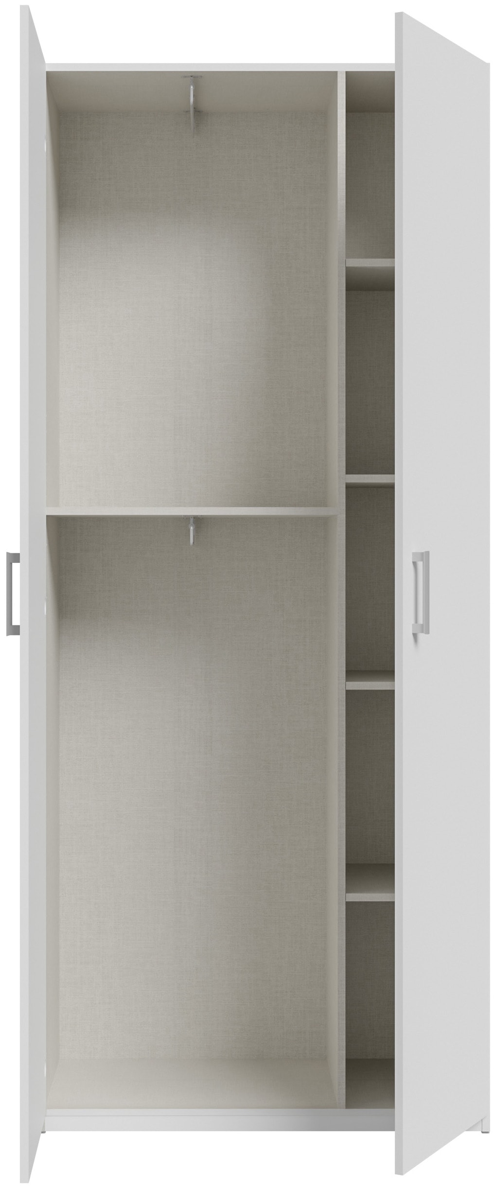 FORTE Drehtürenschrank B/H/T 88,9/210,5/42 cm, stehende Montage