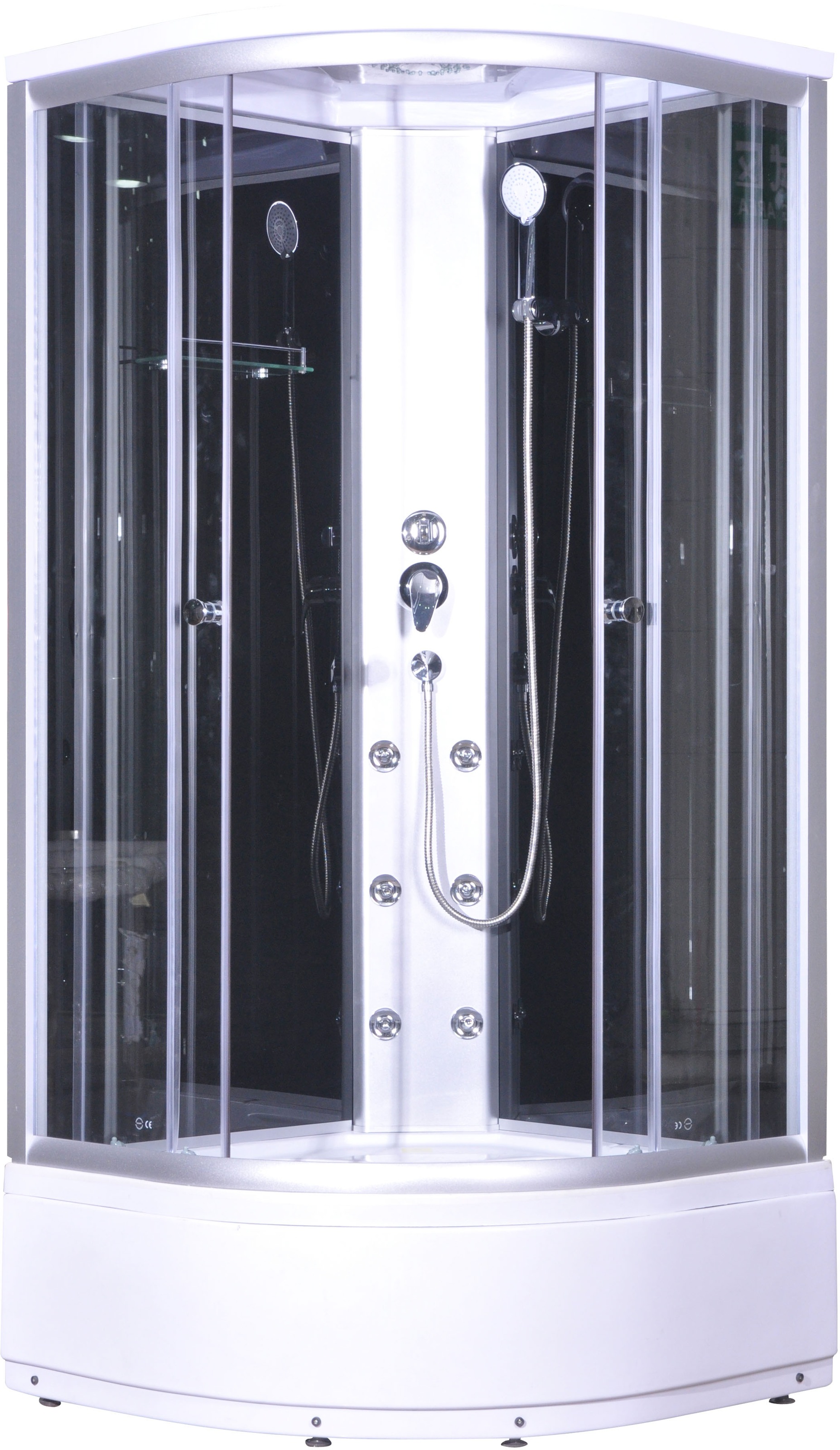 Sanotechnik Komplettdusche »Komplettduschkabine«, Maße: 90x90x205cm