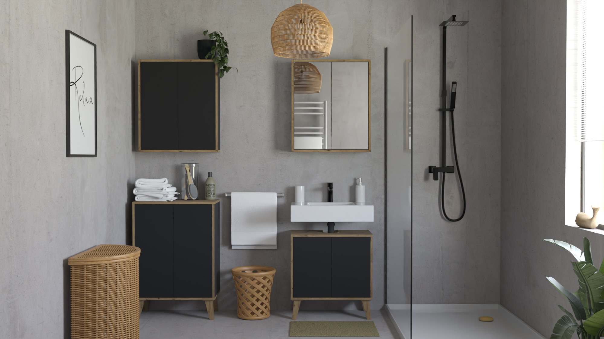 welltime Badspiegel »Morena« Push-Open