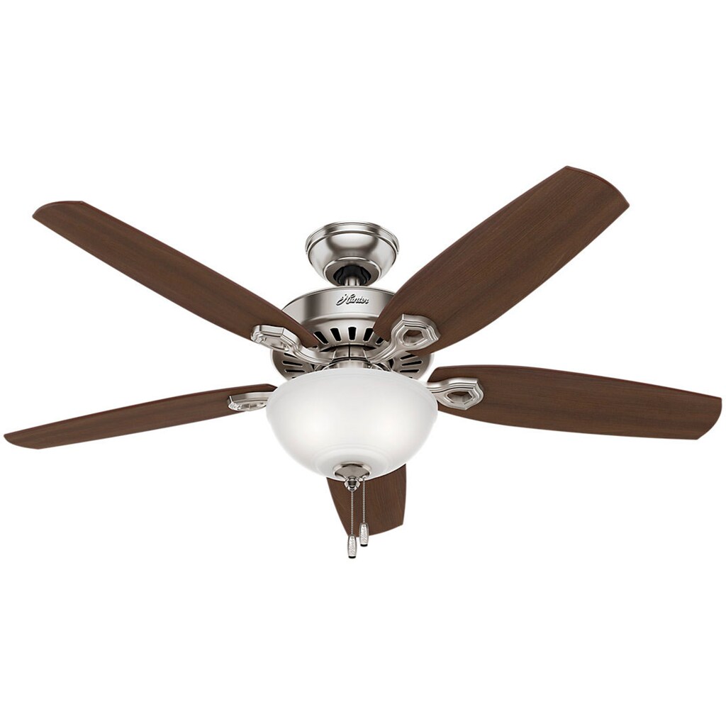 Hunter Deckenventilator »Builder Deluxe, 132cm Gebürstetes Nickel«