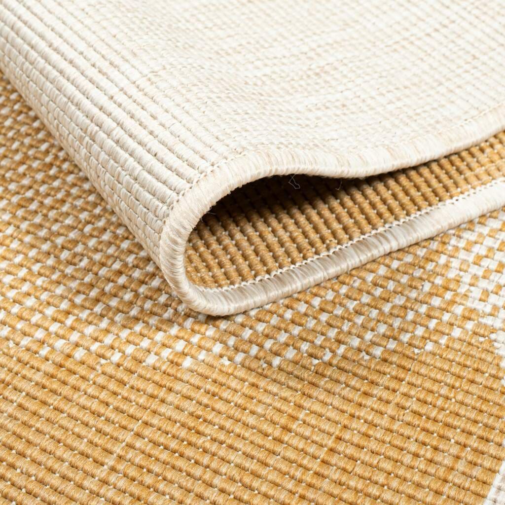 Carpet City Outdoorteppich »DUO RUG 5835«, rechteckig, 5 mm Höhe, Wendeteppich Wetterfest In- & Outdoor, Balkon, Terrasse, Wohnzimmer