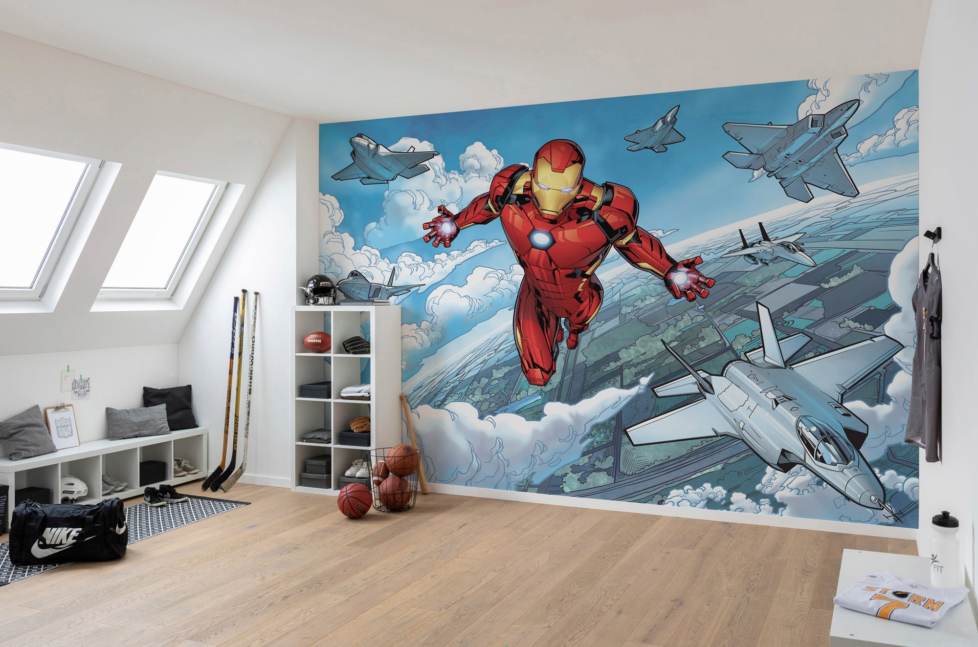 Komar Vliestapete »Iron Man Flight«, 400x280 cm (Breite x Höhe) günstig online kaufen