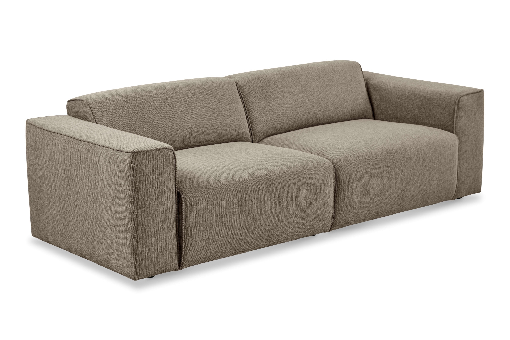 andas 3-Sitzer »Noord«, mit Kedernaht, Breite 232 cm, Cord, Struktur, Webstoff
