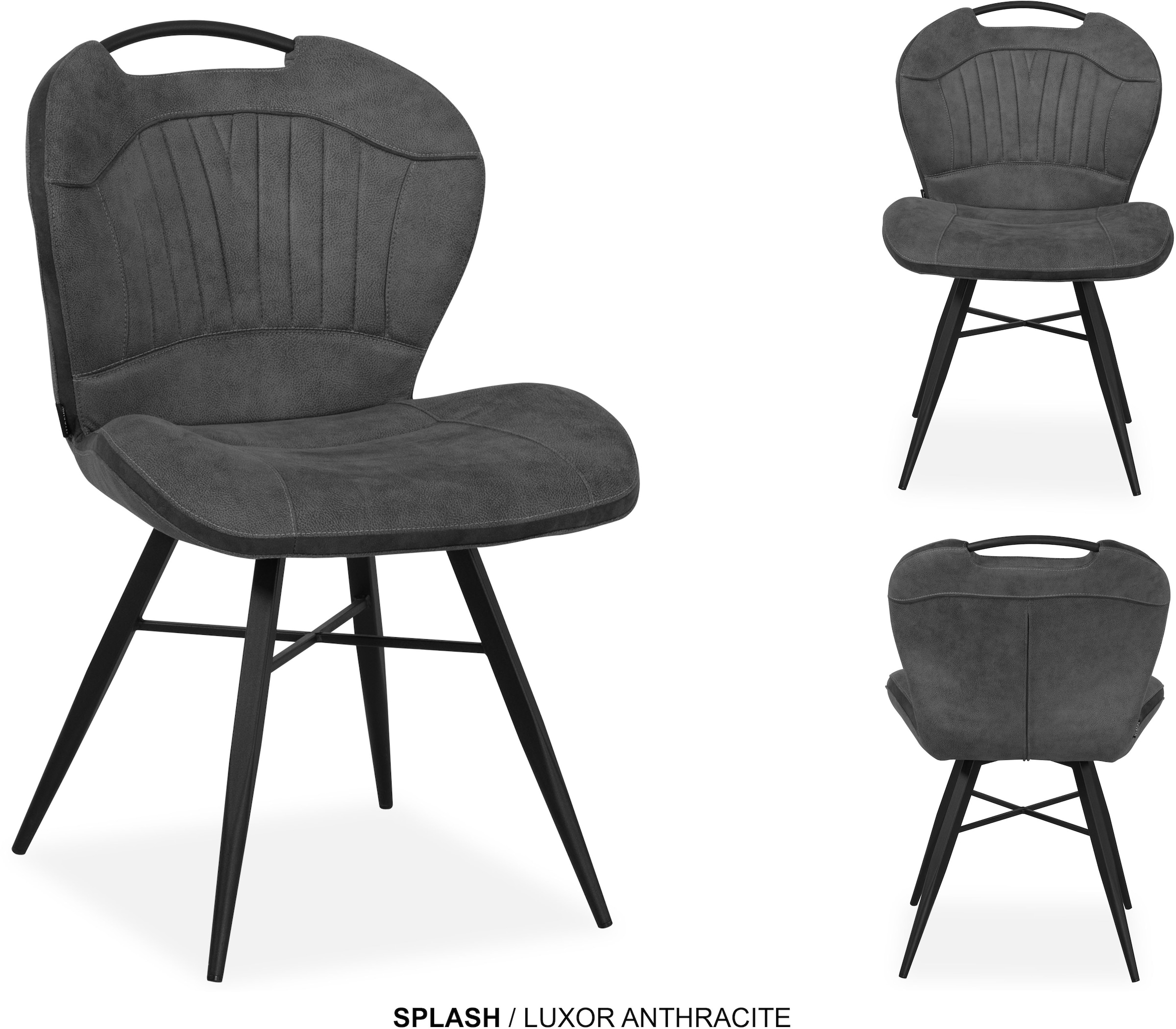 OMG Design Esszimmerstuhl »Splash« (Set) 1 Stk.Esszimmerstuhl, pflegeleichter Bezug, mit Handgriff