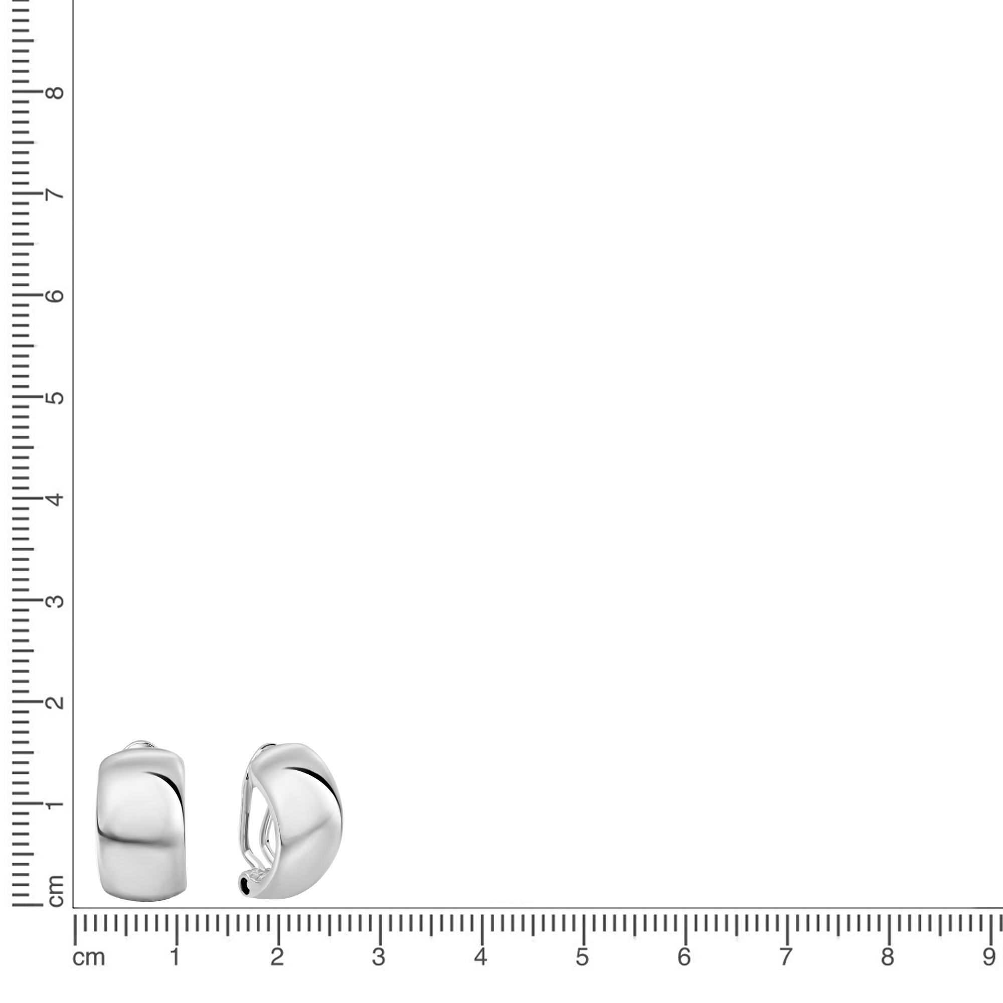 Vivance Paar Ohrhänger »925/- Sterling Silber rhodiniert glanz«