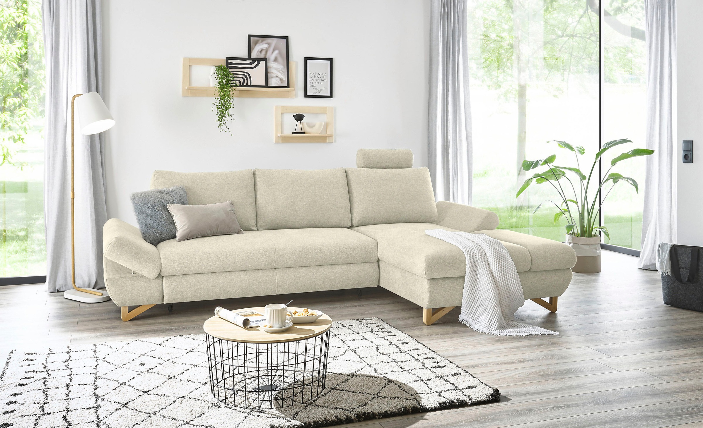 INOSIGN Schlafsofa »City/Giron«, komfortable Bettfunktion (Liegefläche 245 x 138 cm), sowie Bettkasten