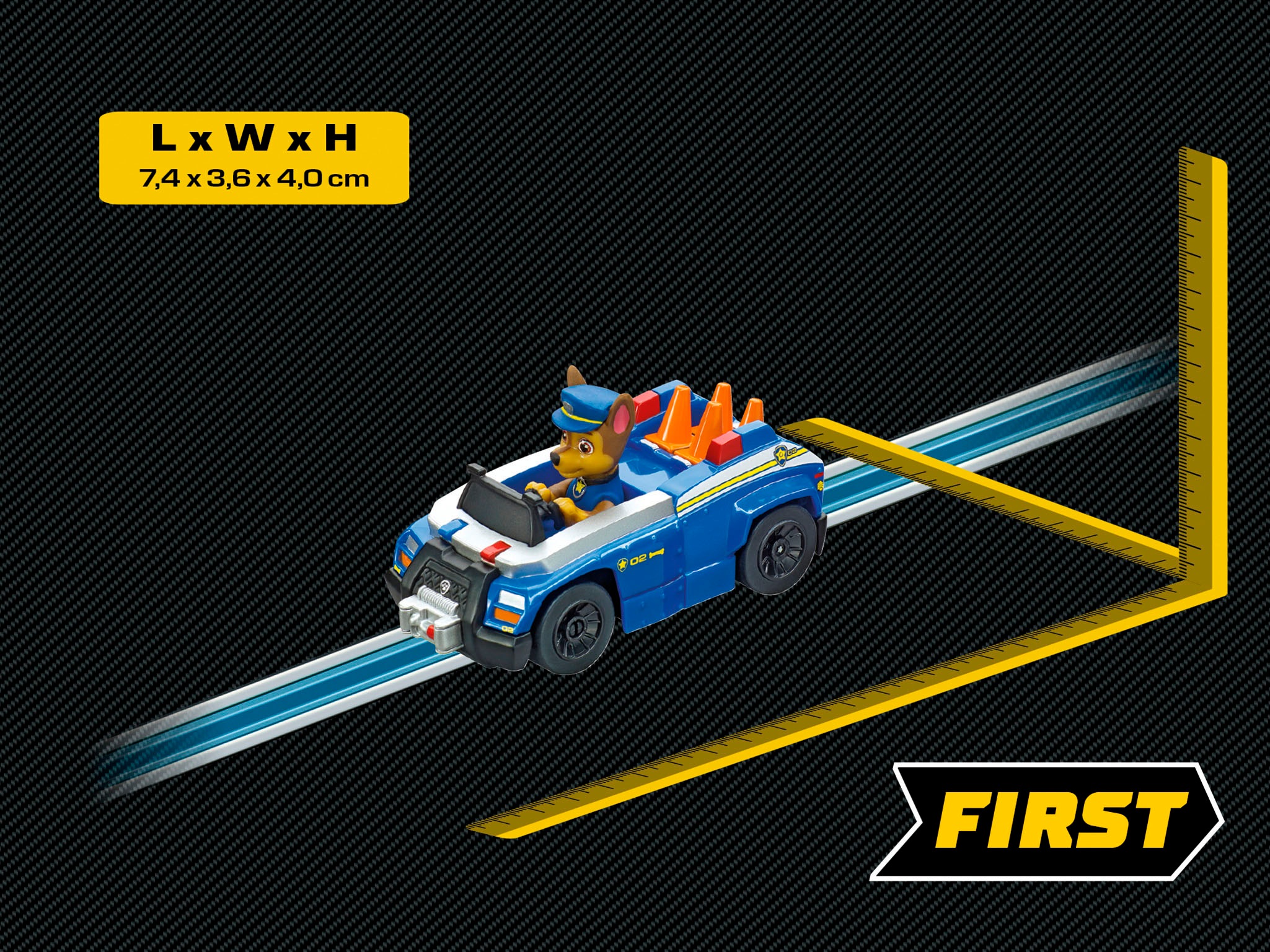 Carrera® Autorennbahn »Carrera First, Paw Patrol - Race N Rescue«