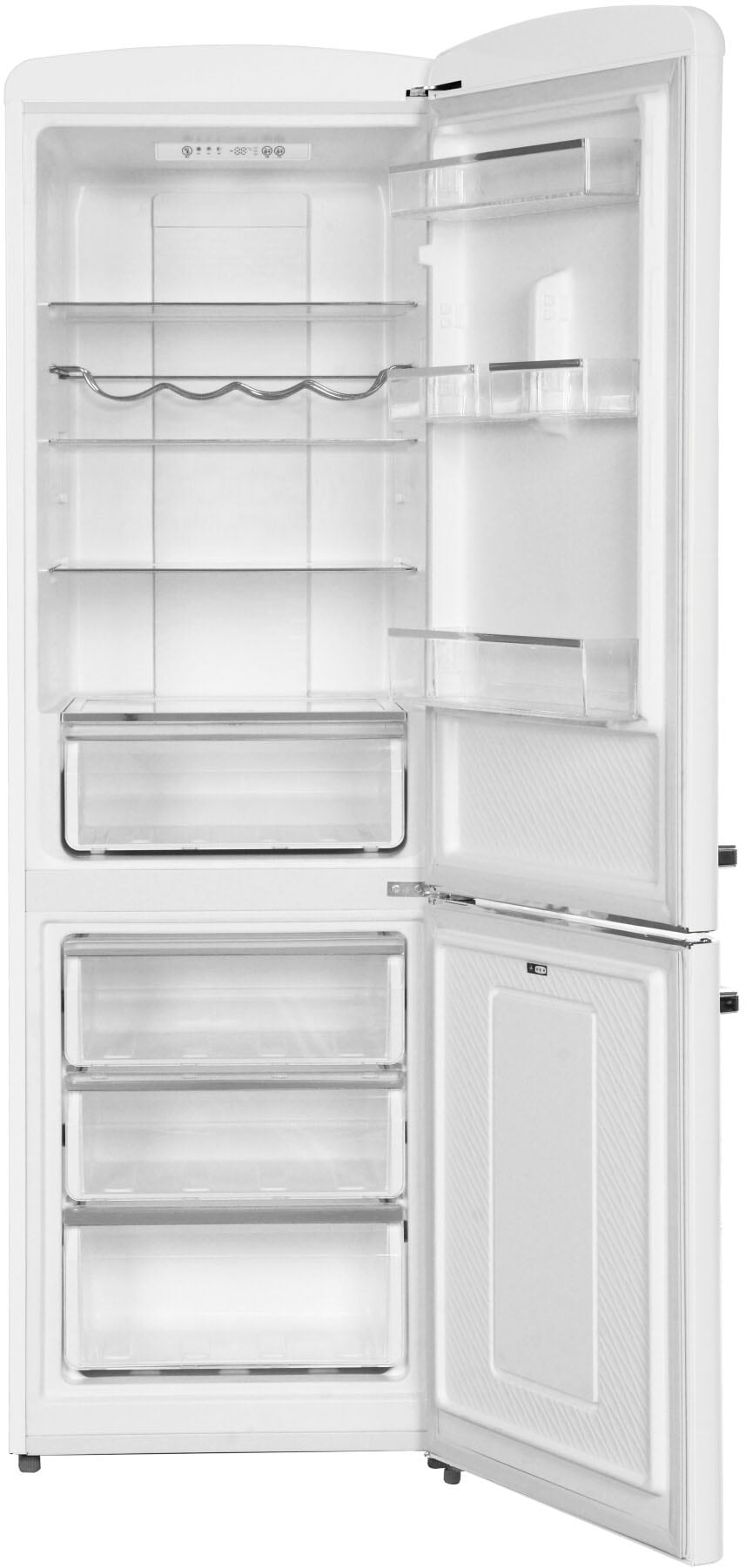 Amica Kühl-/Gefrierkombination Retro Kollektion »KGCR 387 109 W«, Superkühlfunktion