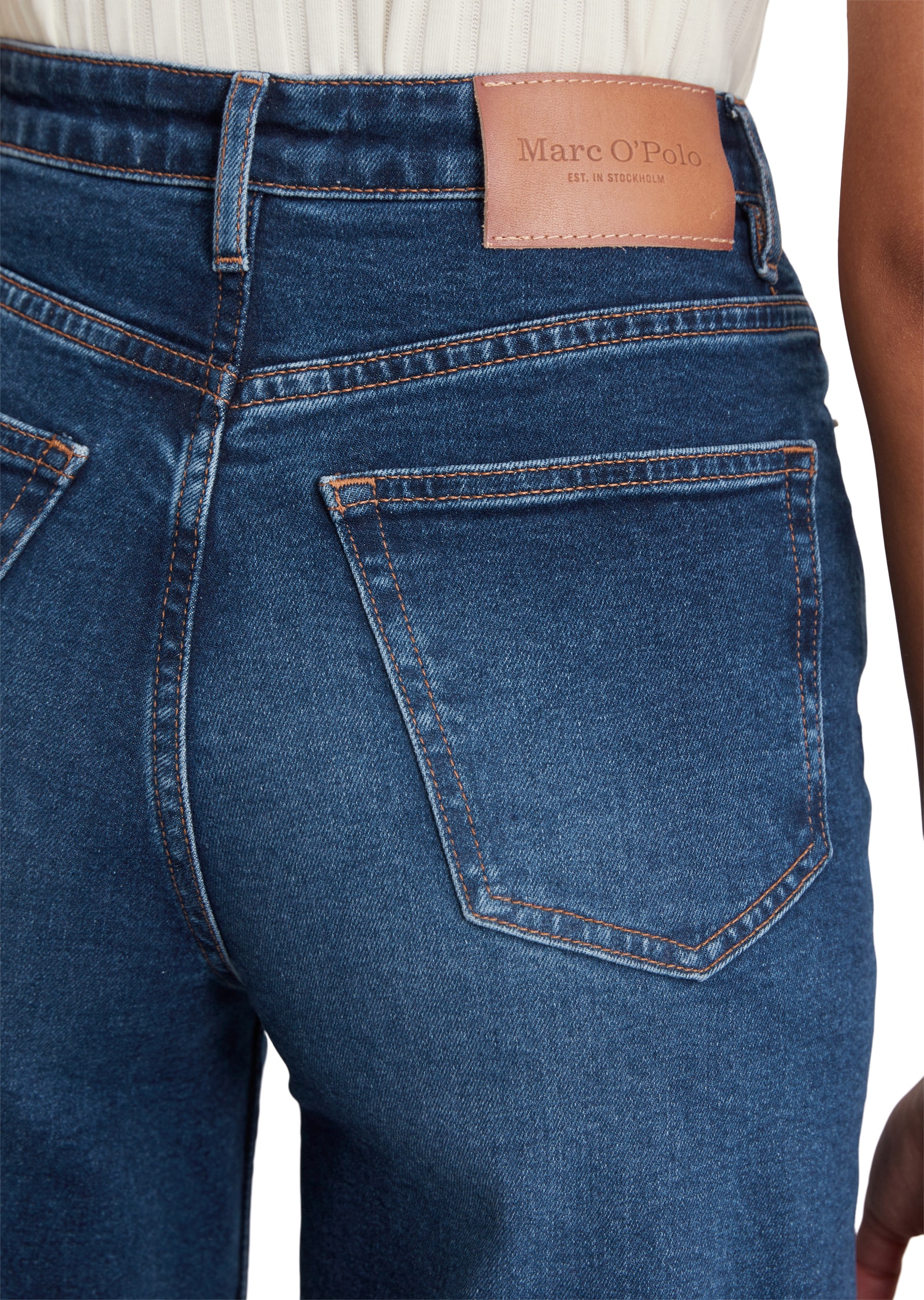 Marc O'Polo Weite Jeans »Tolva«, High Waist, Wide Fit, in Culotte Form
