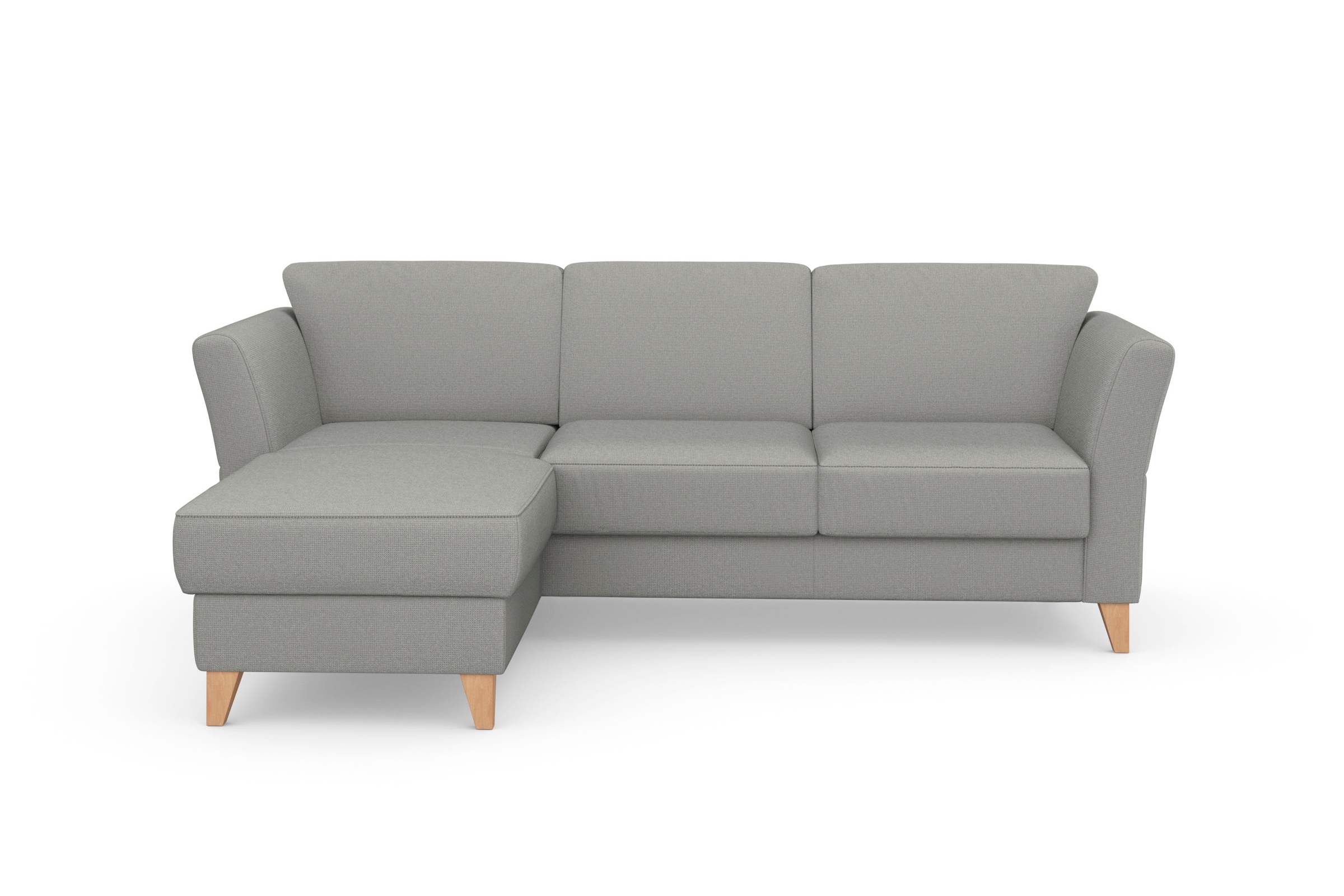 sit&more Ecksofa »Visby L-Form«, Wahlweise mit Bettfunktion und Bettkasten, günstig online kaufen