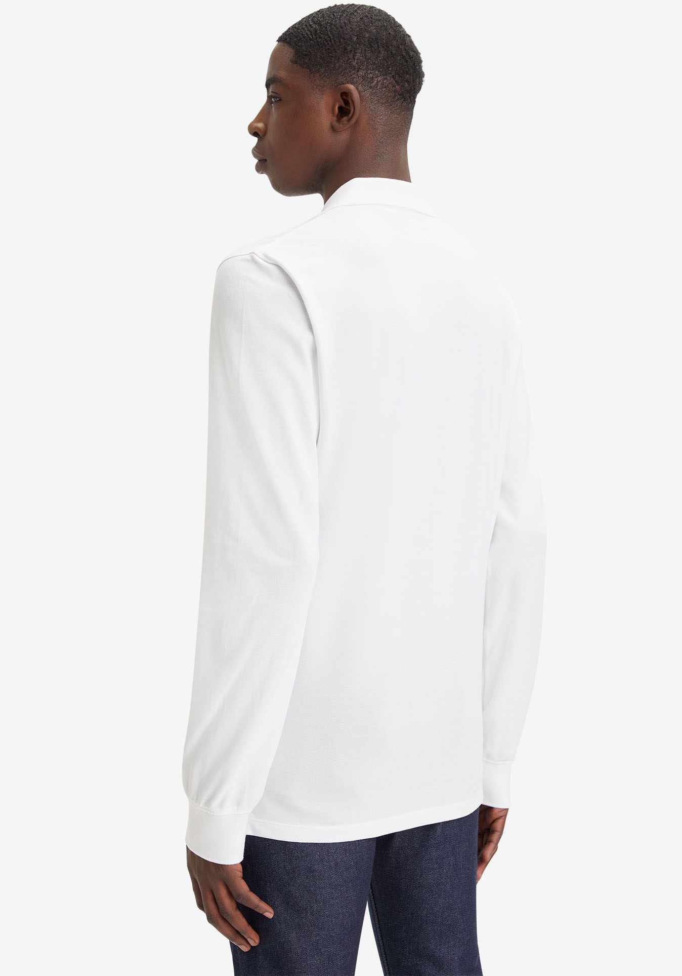 Levi's® Langarm-Poloshirt, mit Logo Stickerei