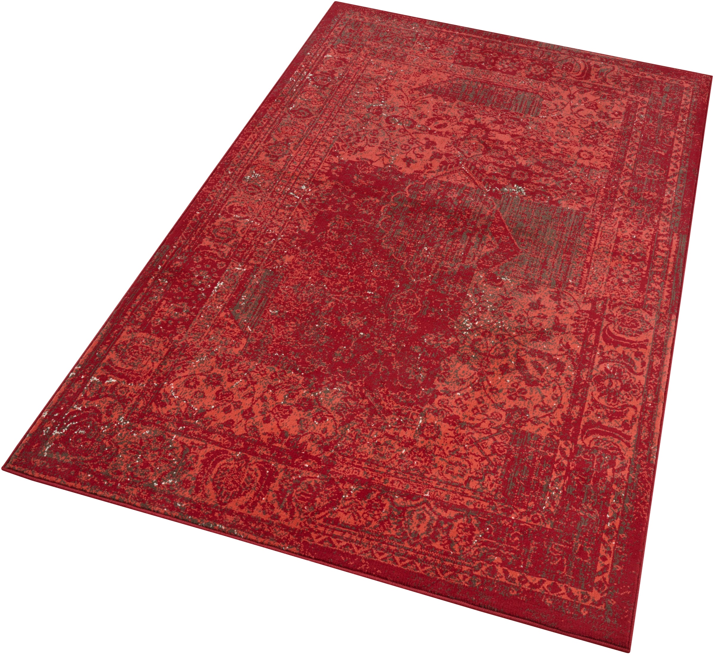 HANSE Home Teppich »Plume«, rechteckig, 9 mm Höhe, Kurzflor, Used-Look, Teppich, Vintage, Esszimmer, Wohnzimmer, Flur