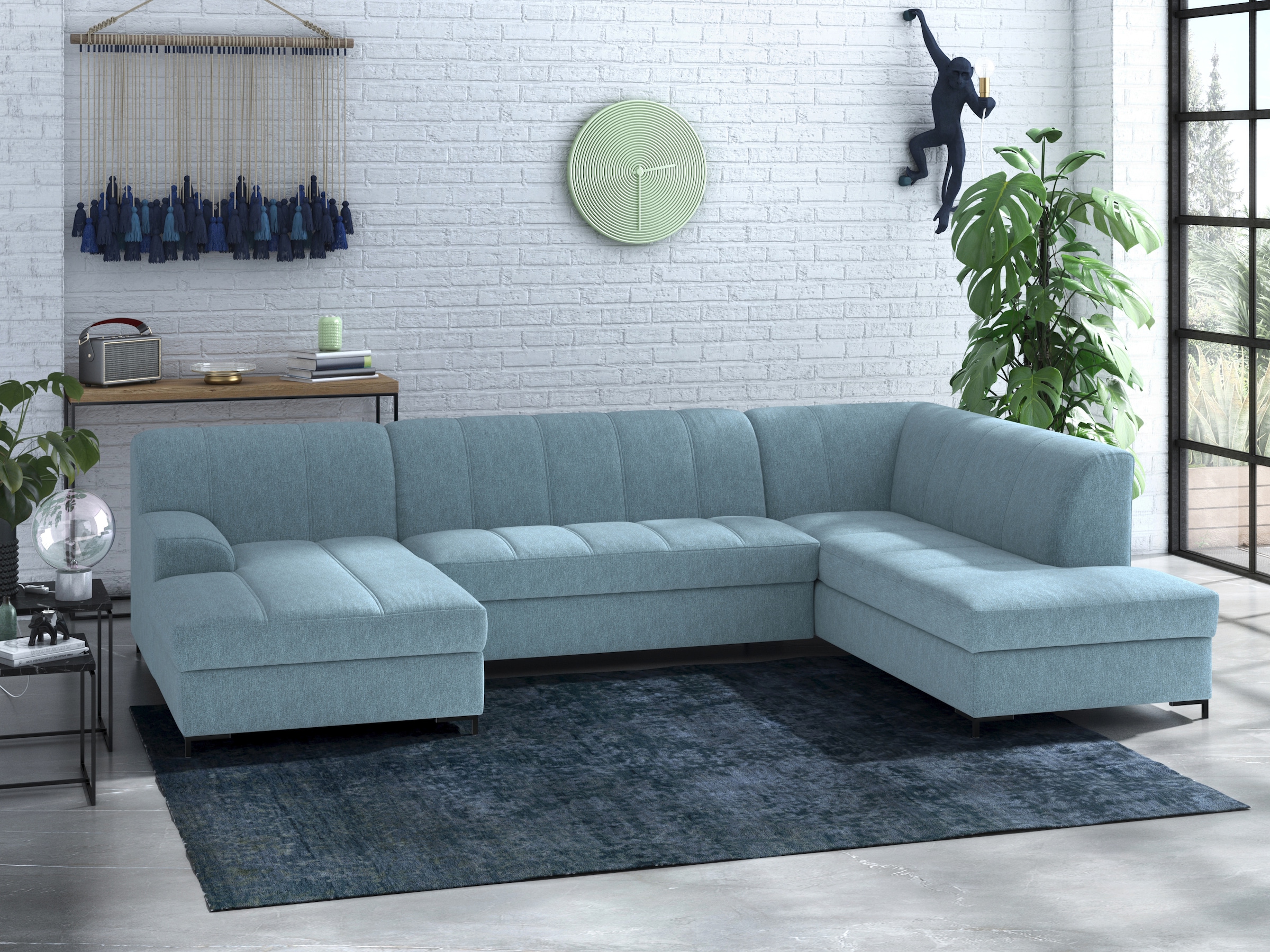 INOSIGN Wohnlandschaft »Balme, moderne Formensprache, zeitloses Design, U-F günstig online kaufen