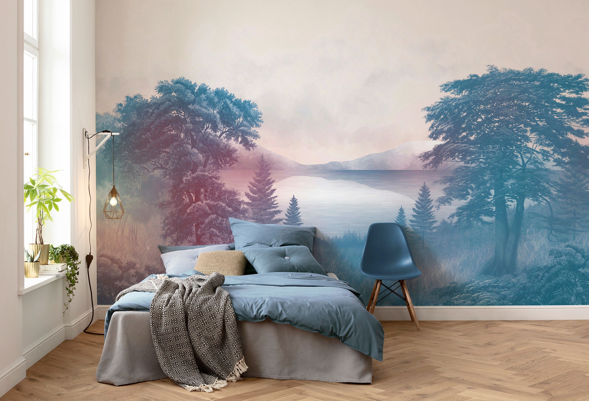 Komar Vliestapete »Digitaldruck Vlies - Forestland - Größe 400 x 250 cm«, bedruckt, Wohnzimmer, Schlafzimmer