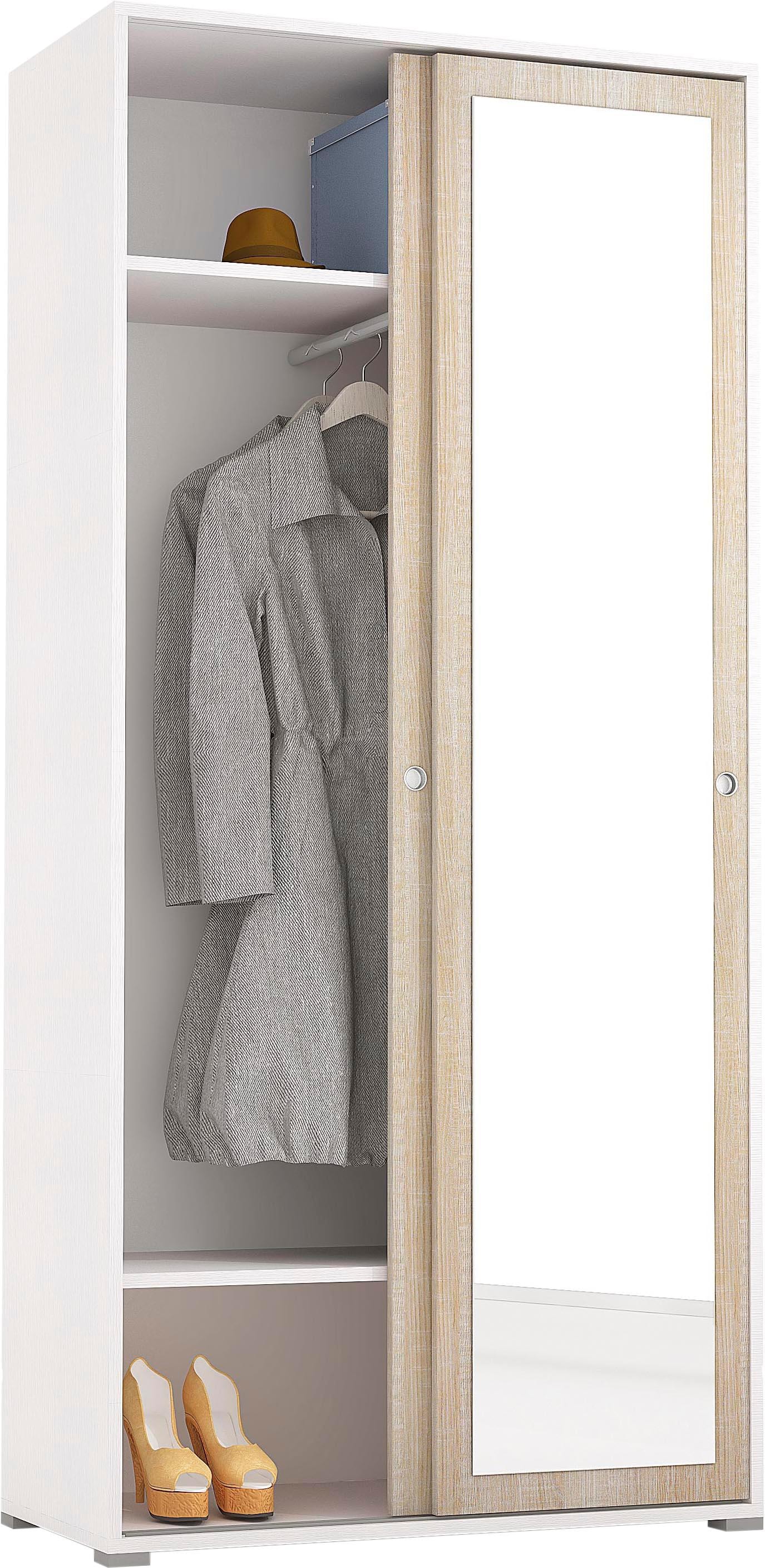 INOSIGN Garderobenschrank »Slide Online-Shop bestellen im Spiegel«, mit Spiegel