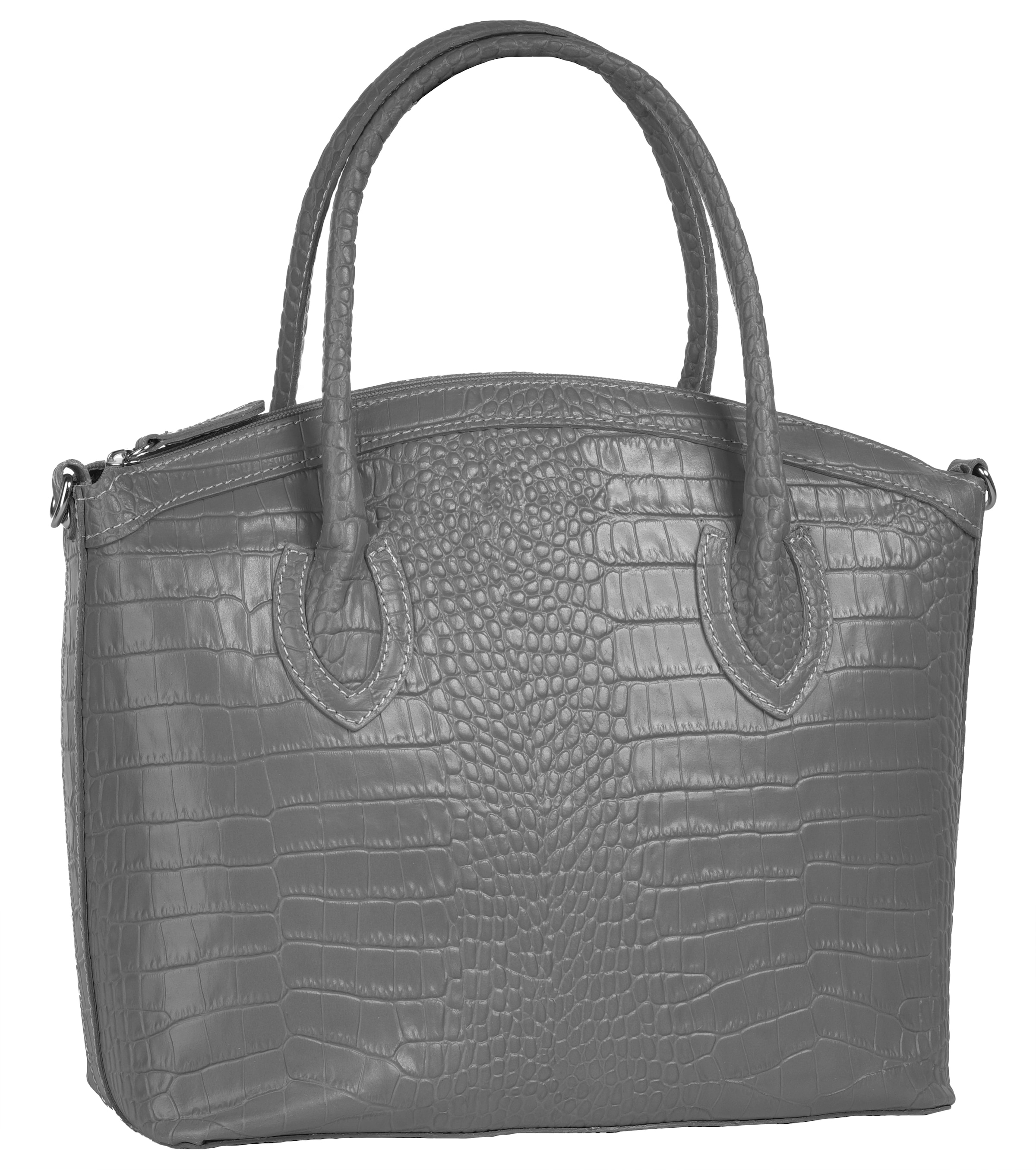 Cluty Henkeltasche echt Leder, Made in Italy