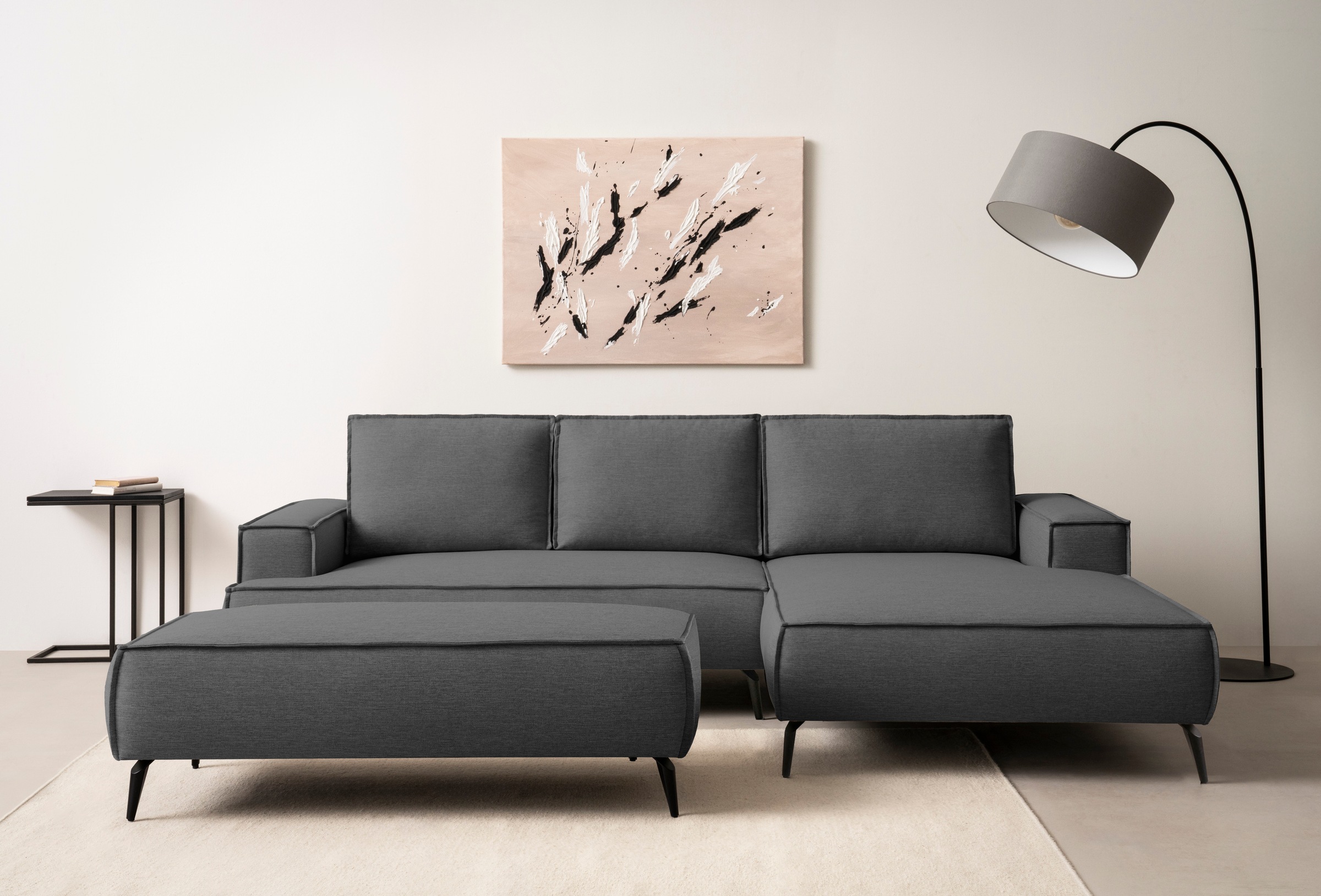 Home affaire Sitzgruppe »TVINNU, Polsterecke L-Form, Schlaffunktion, mit Ho günstig online kaufen