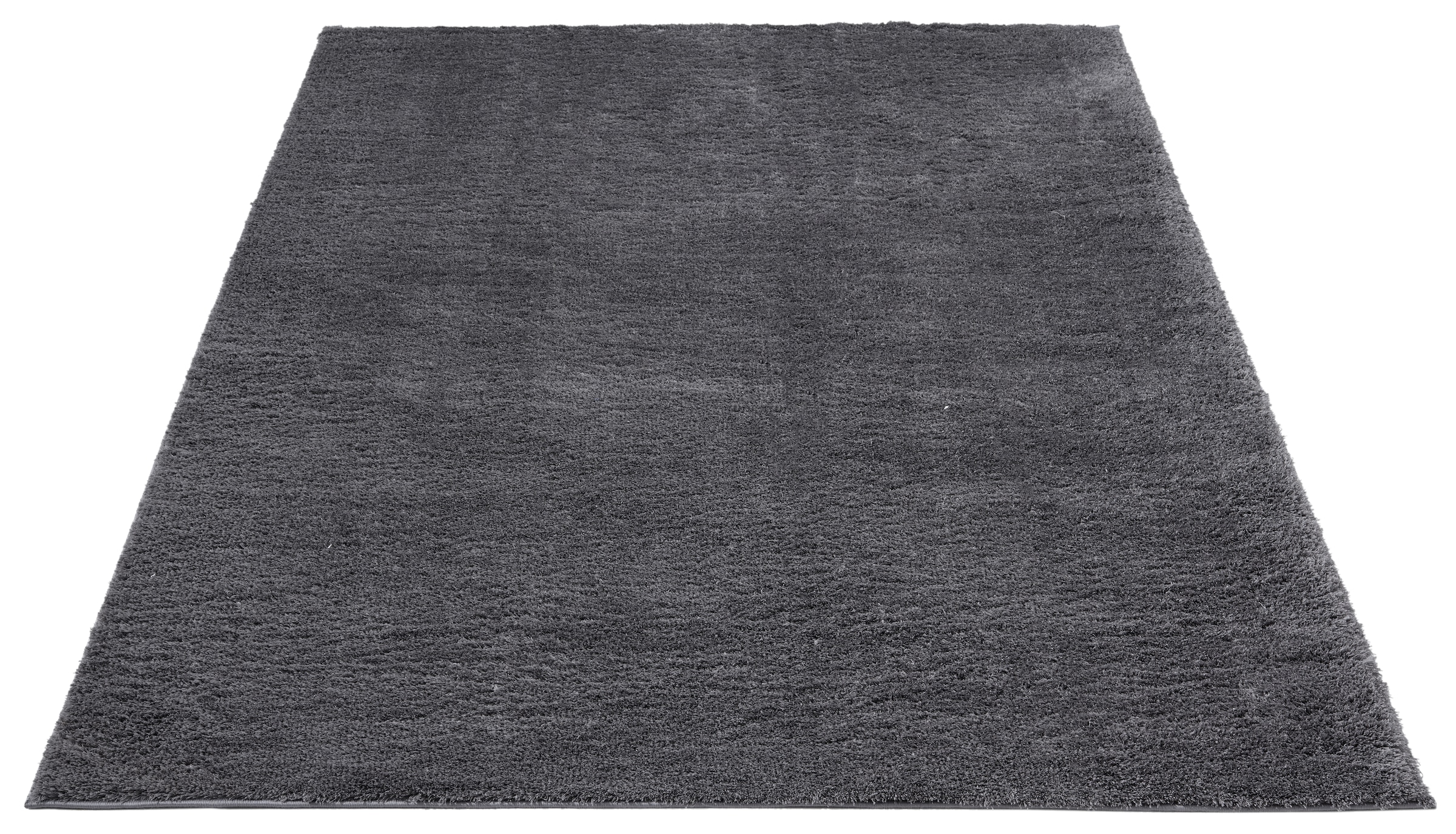 OTTO home Hochflor-Teppich »Lilari«, rechteckig, 30 mm Höhe, Uni Farben, besonders weich und kuschelig, Wohnzimmer, Schlafzimmer