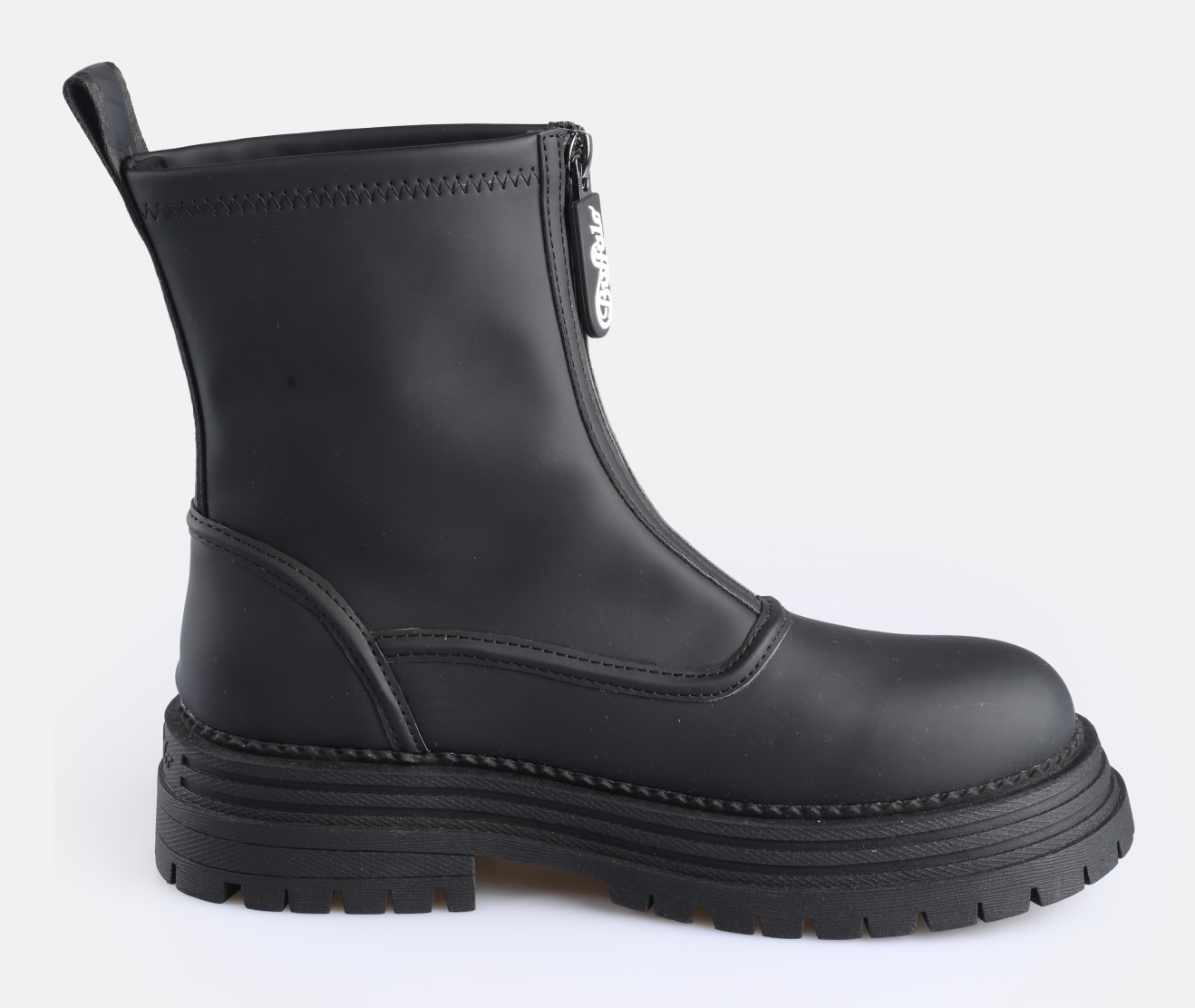 Buffalo Gummistiefel »LENNOX RAIN ZIP«  Gummistiefelette, Festivalboots, Plateauboots mit Front-Reißverschluss