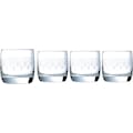 Luminarc Whiskyglas »Paradisio«, (Set, 4 tlg.), mit Pantographie-Optik, 4-teilig