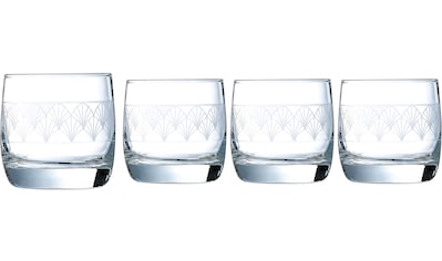 Luminarc Whiskyglas »Paradisio«, (Set, 4 tlg.), mit Pantographie-Optik, 4-teilig kaufen