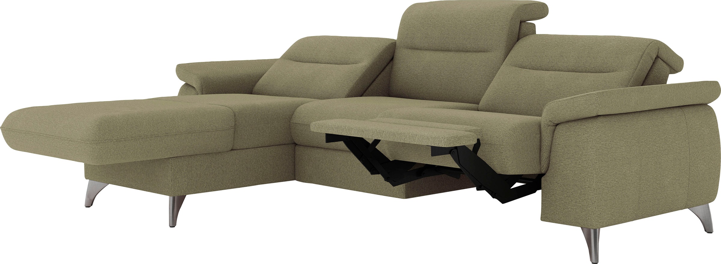 sit&more Ecksofa »Astoria L-Form«, wahlweise mit motorischer Relaxfunktion