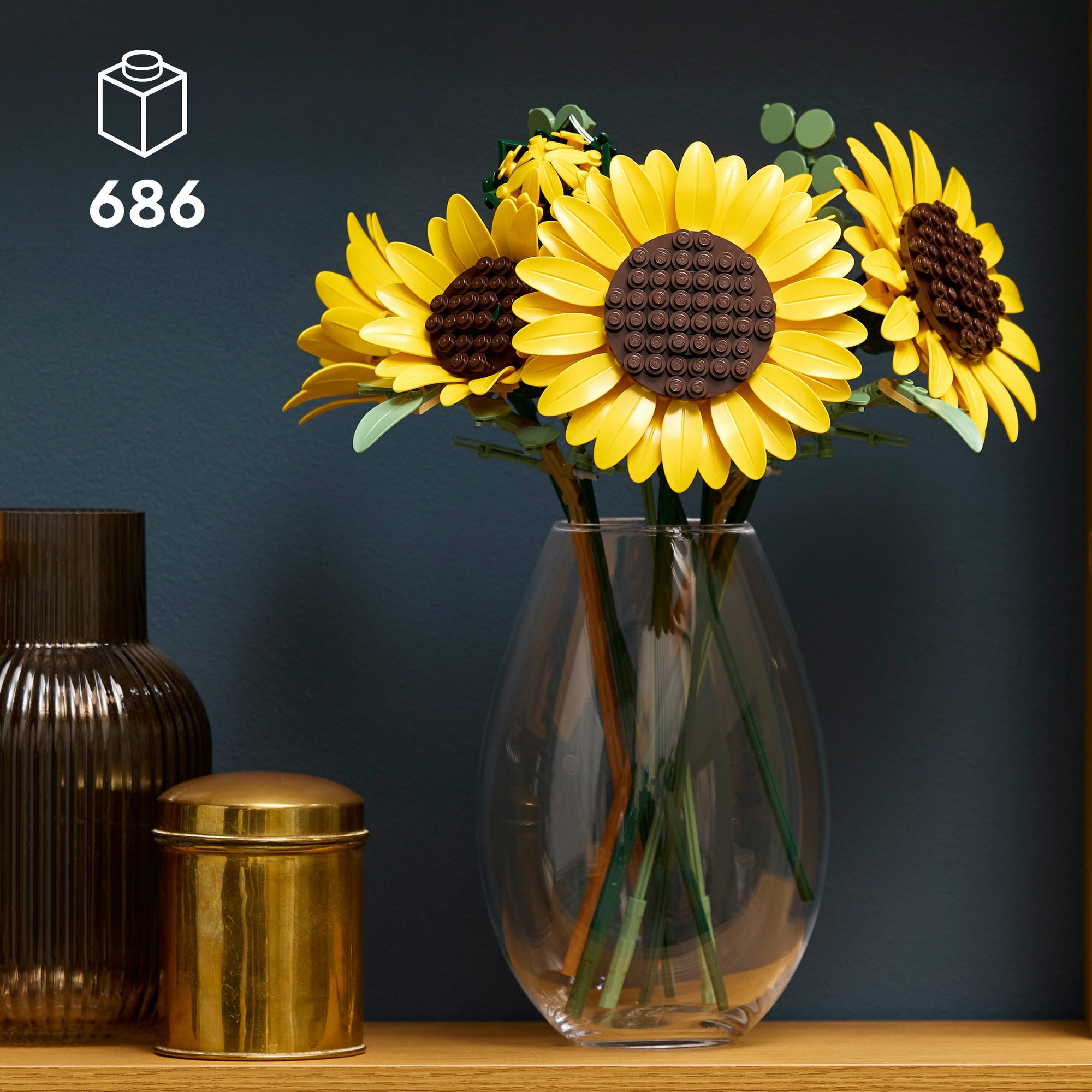 LEGO® Konstruktionsspielsteine »Sonnenblumen (11502), LEGO Botanicals«