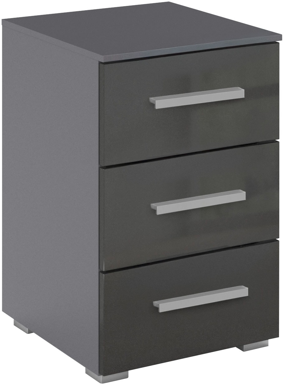 rauch Nachtkommode »Nachttisch Nachtkonsole Nachtschrank KOLUNA mit Hochglanzfront« Breite 40 cm,  mit 3 geräumigen Schubladen für viel Stauraum MADE IN GERMANY