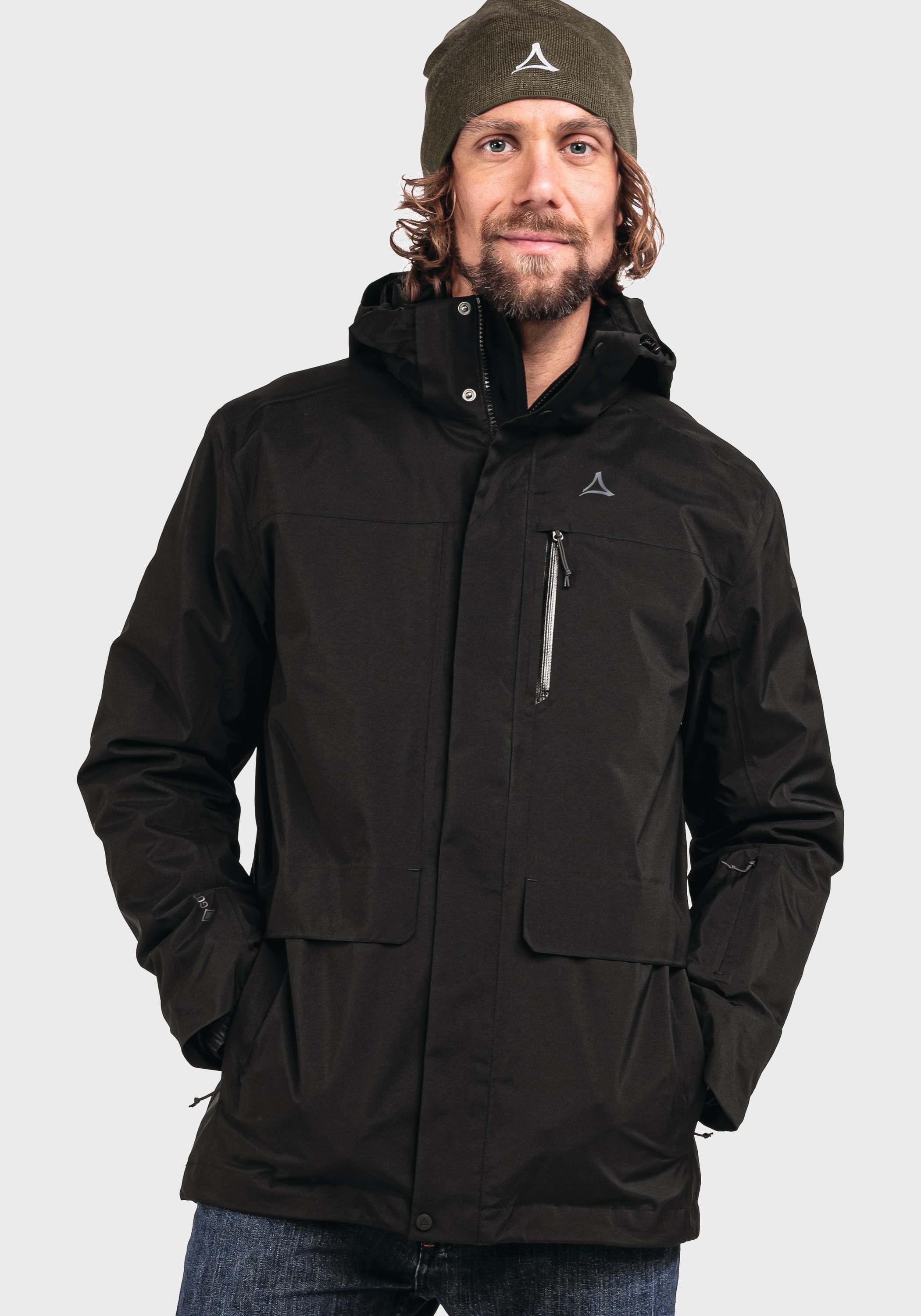 Schöffel Doppeljacke »3in1 Parka Barth M«, mit Kapuze