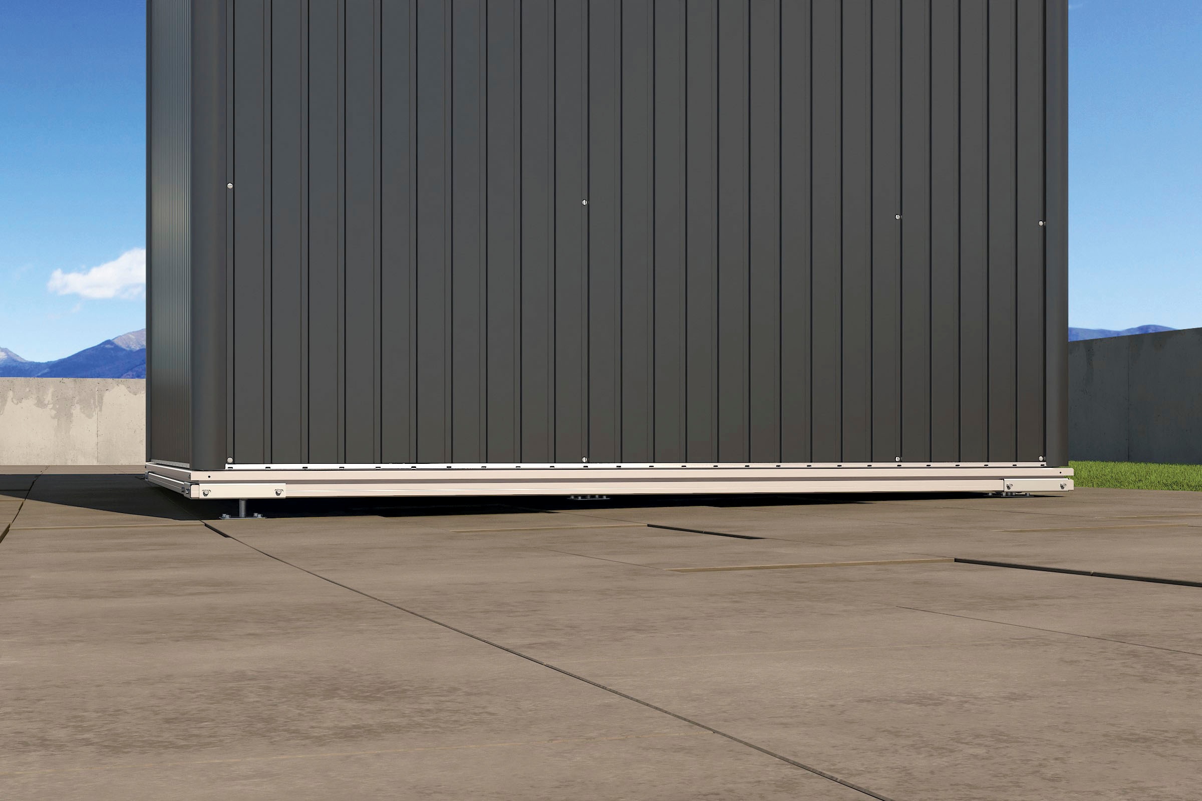 Biohort Gerätehaus-Fundamentrahmen »SMARTBASE für Gerätehaus Europa 1/Geräteschrank Gr. 150« 150x 78x 10 cm