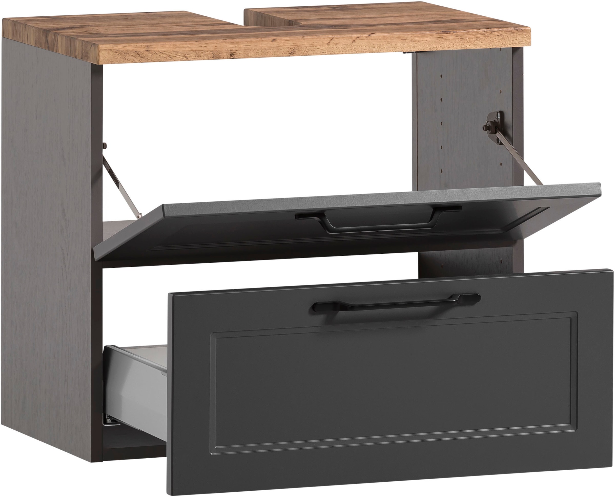 welltime Waschbeckenunterschrank »Lana«, Badmöbel, 2 Schubladen, 60 cm breit