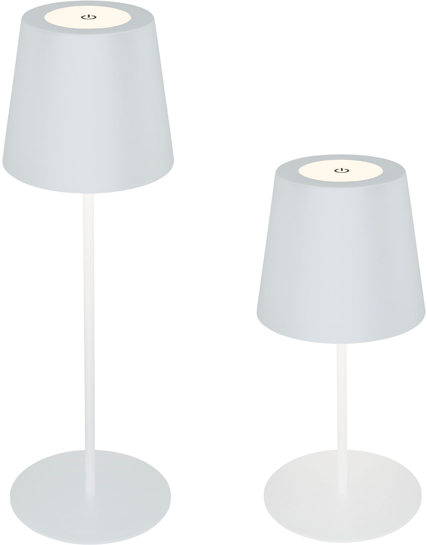 B.K.Licht Außen-Tischleuchte »BK_TL1594 Akku LED Tischlampe, 3-Stufen Touch günstig online kaufen