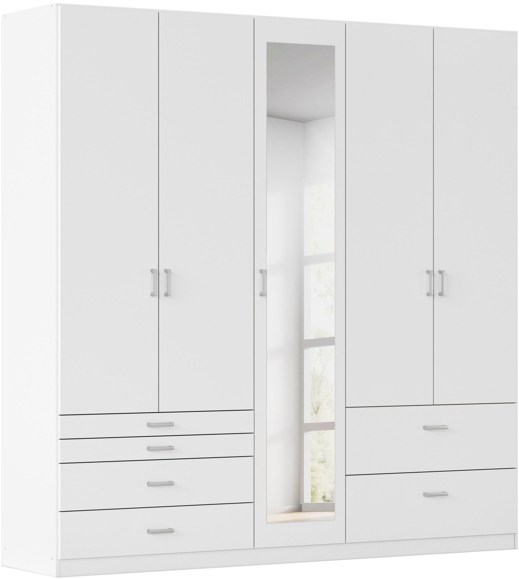 rauch Kleiderschrank »Kleiderschrank Schrank Garderobe Wäscheschrank WILDBERG« Breiten 226/271 cm, Höhen 210/229 cm,  mit 6 Schubladen, obere Schublade mit Holz-Einteilung MADE IN GERMANY