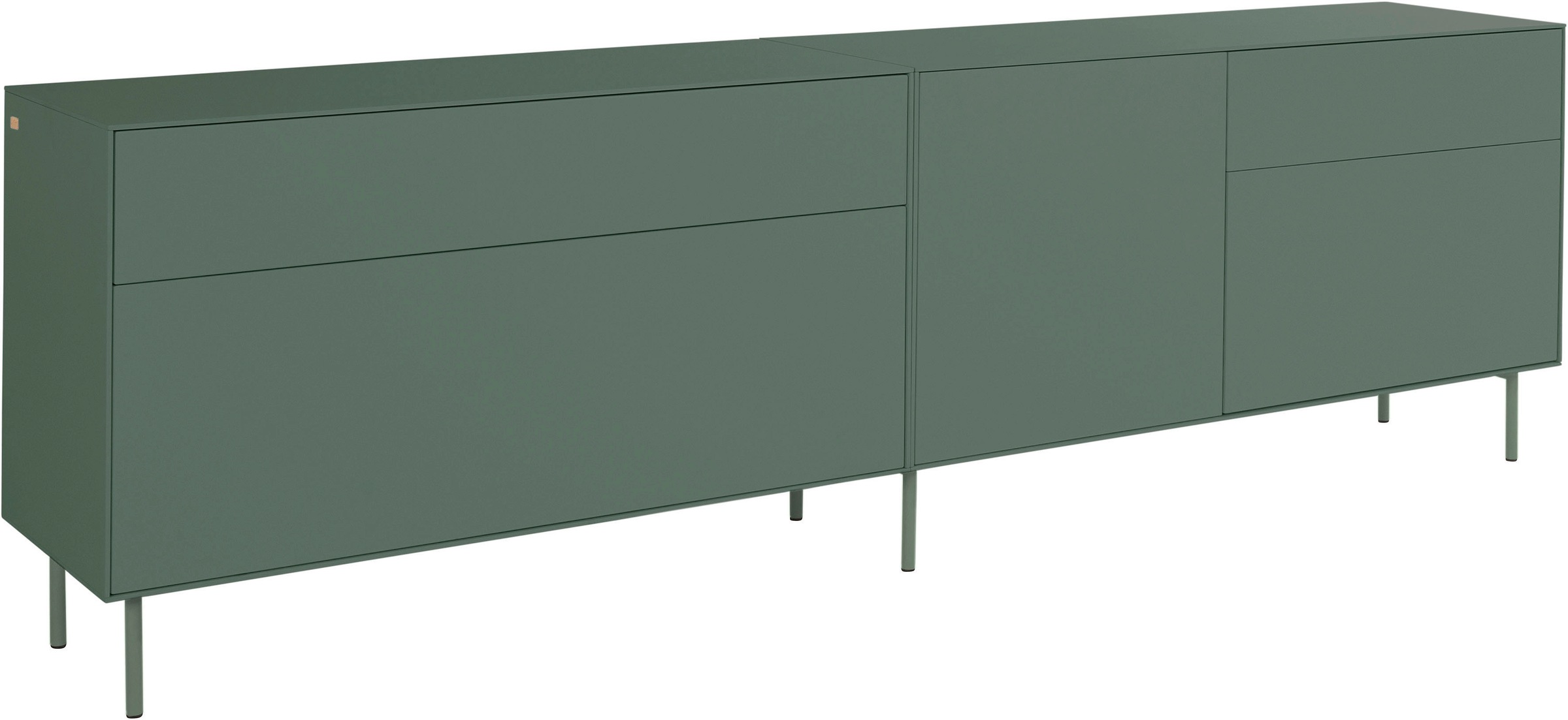 LeGer Home by Lena Gercke Lowboard »Essentials«, (2 St.), Breite: 239cm, MDF lackiert, Push-to-open-Funktion