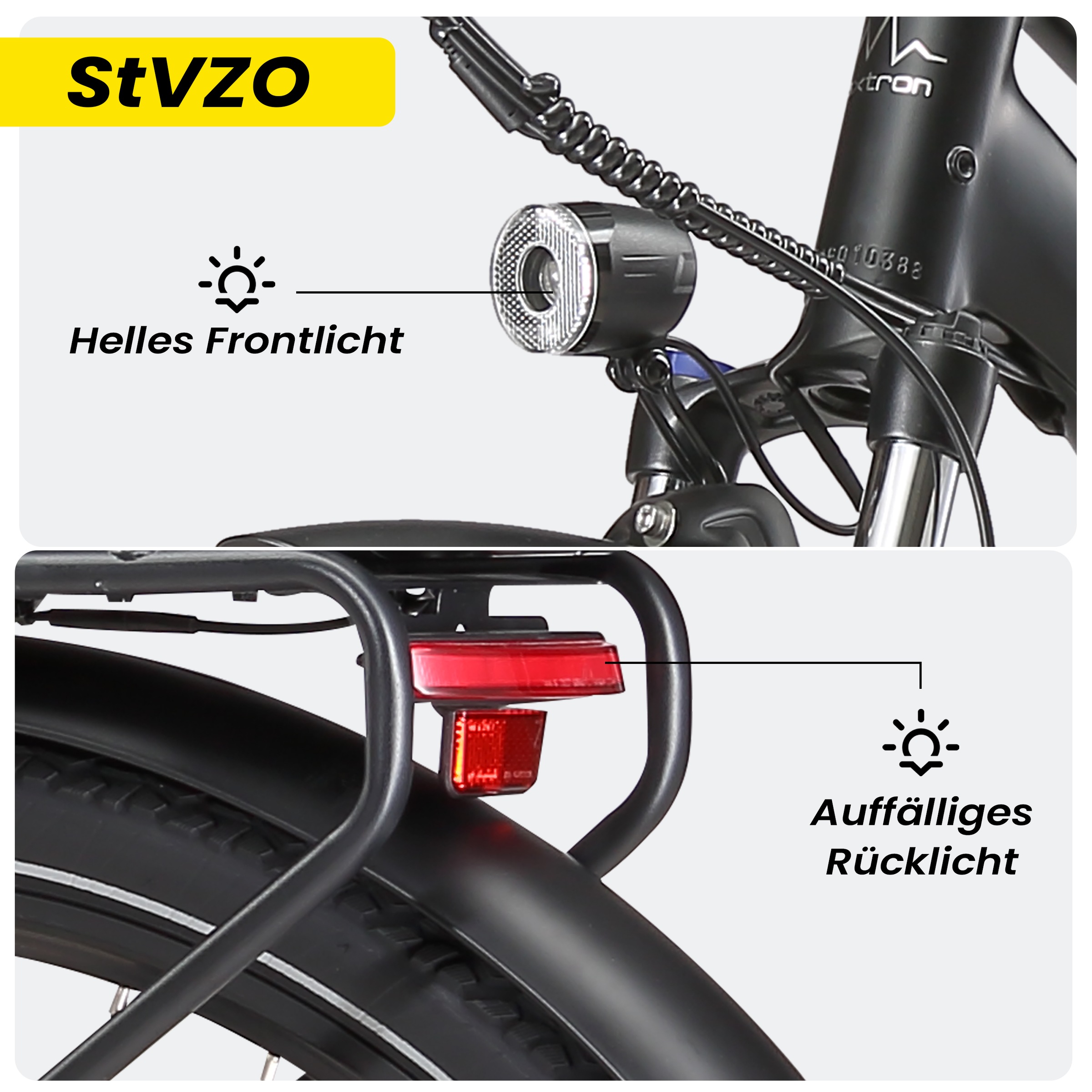 Maxtron »Maxtron Urban 8 City-E-Bike 28 Zoll« 7 Gang Shimano Kettenschaltung Mittelmotor 250 W (mit integr. Akku), Elektrofahrrad für Alltag und Einkauf